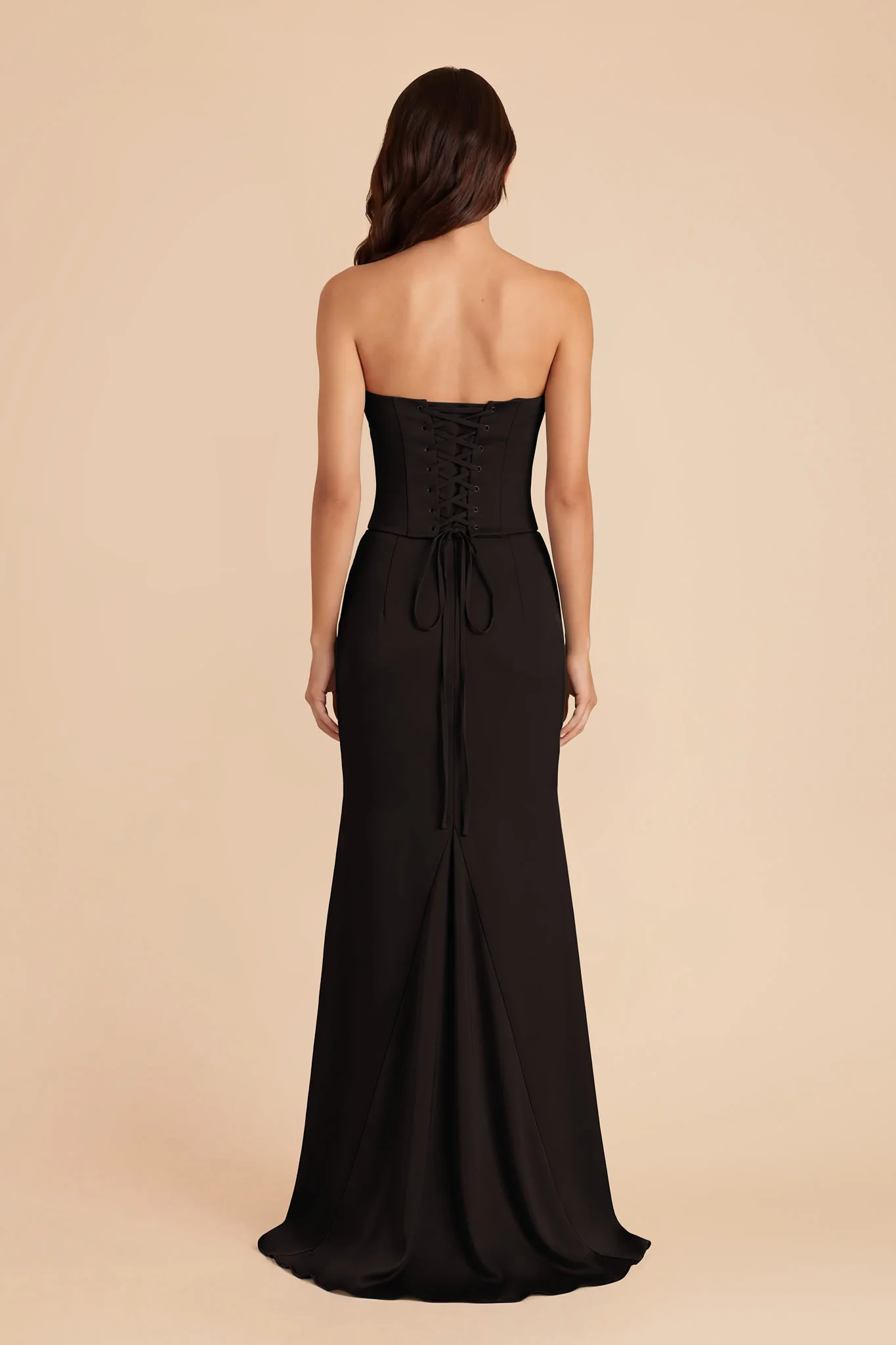 Cher Matte Satin Set - Black - Image 5