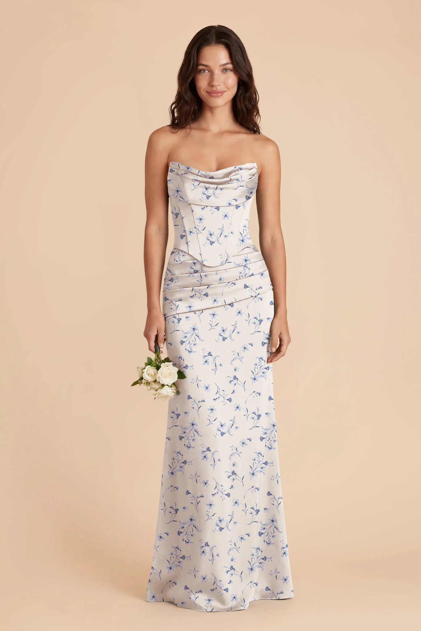 Cher Matte Satin Set - Blue Le Fleur