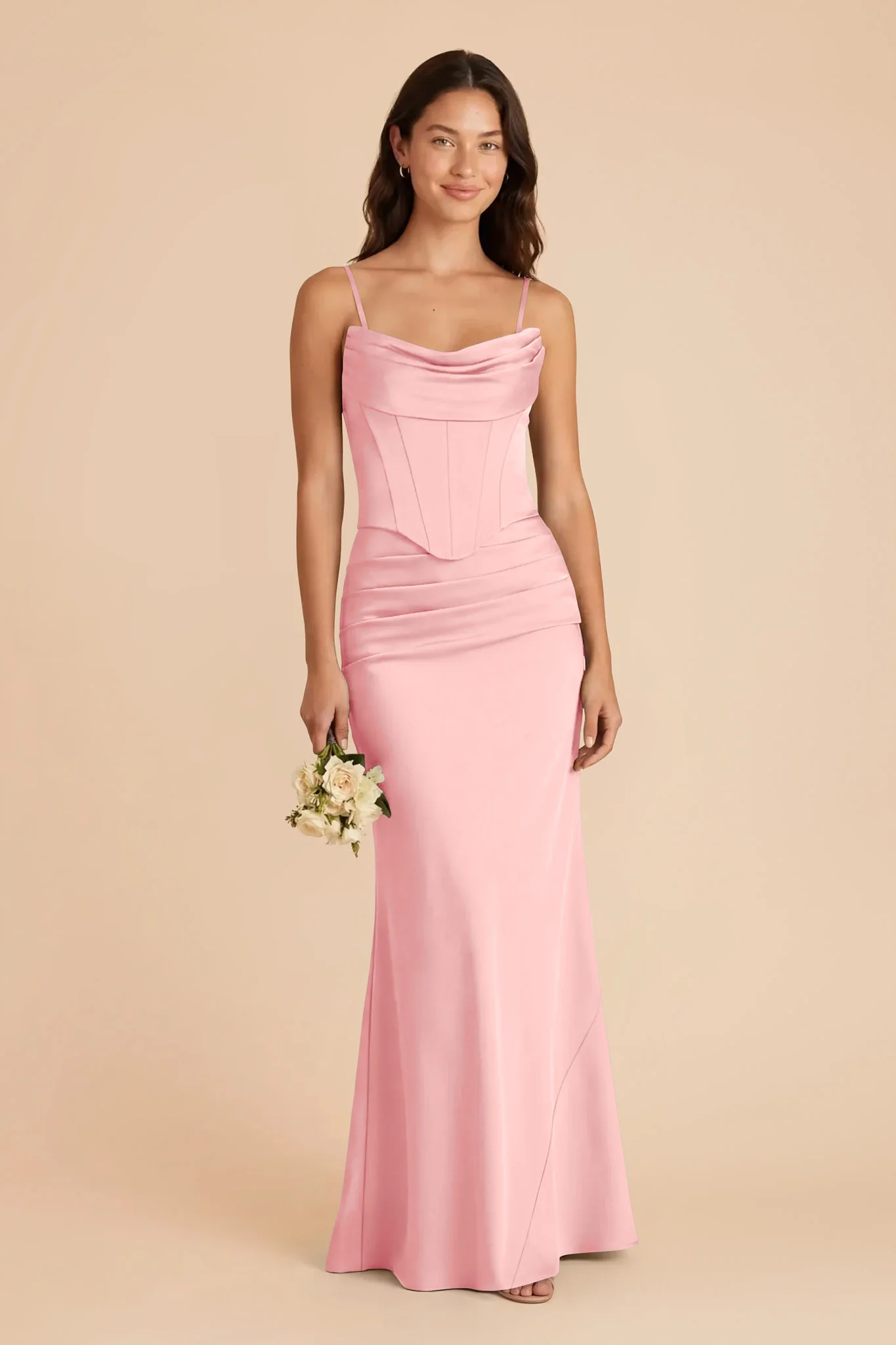 Cher Matte Satin Set - Bubblegum Pink - Image 2