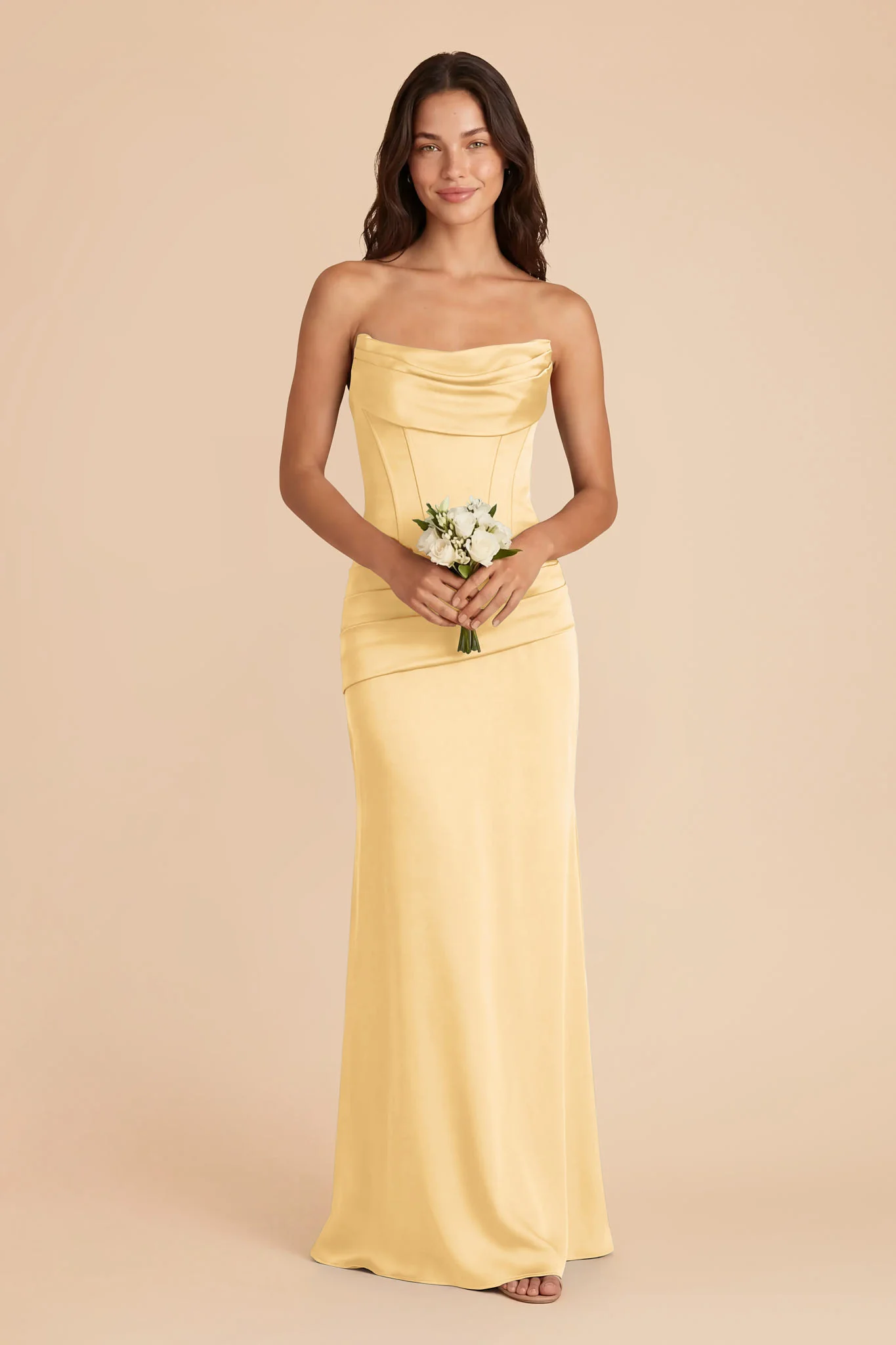 Cher Matte Satin Set - Butter - Image 3