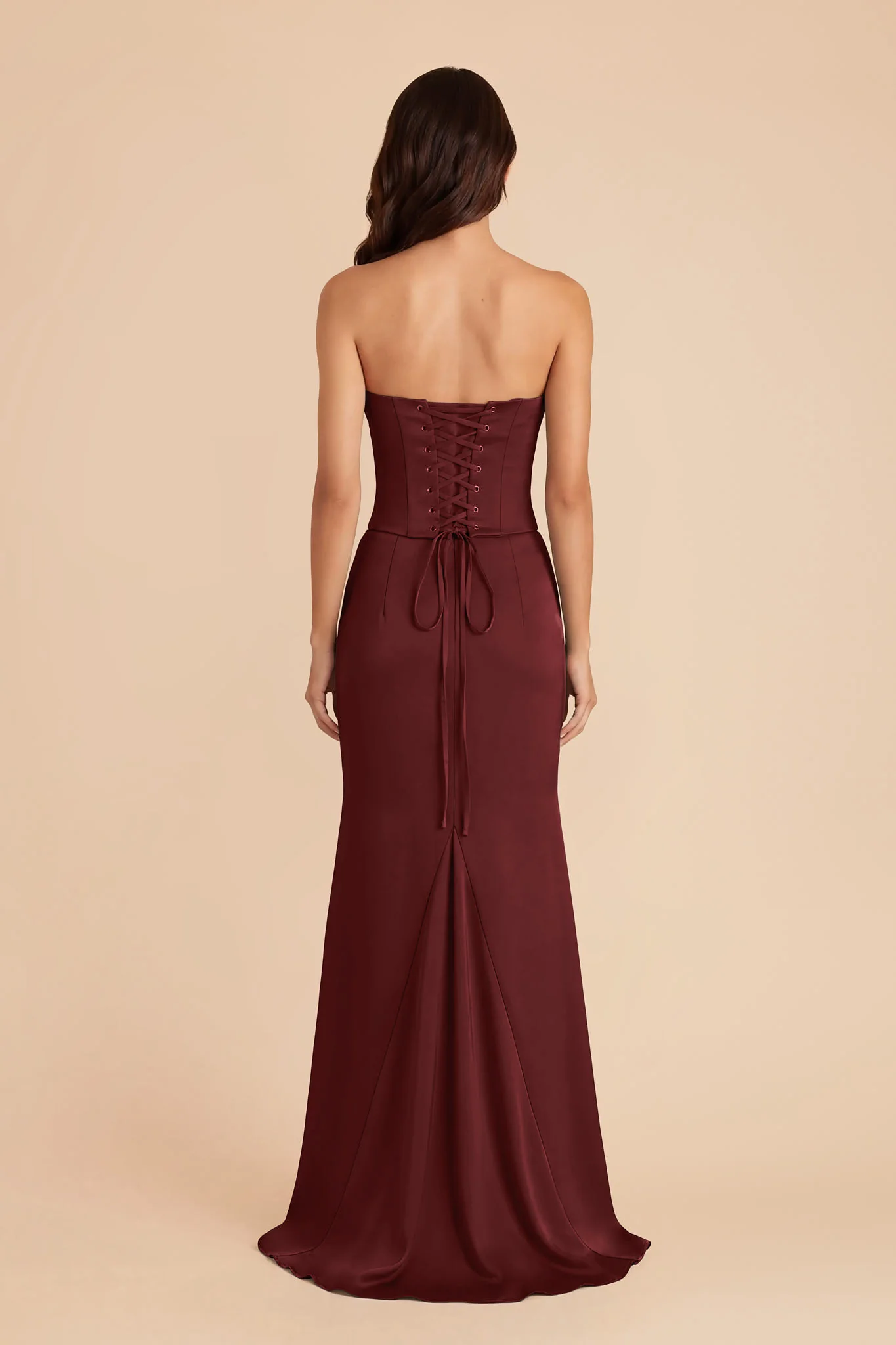 Cher Matte Satin Set - Cabernet - Image 5