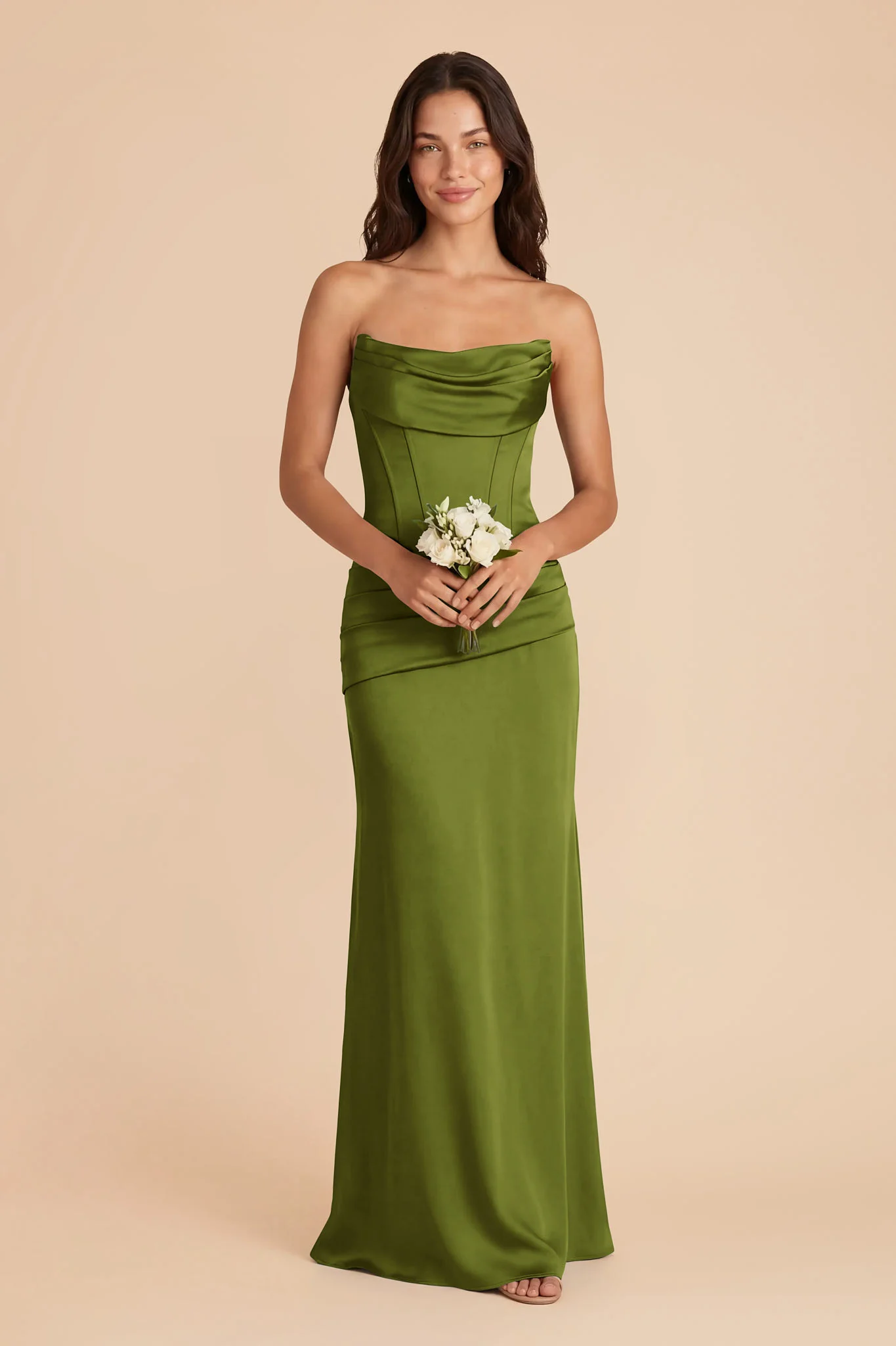 Cher Matte Satin Set - Cactus - Image 3