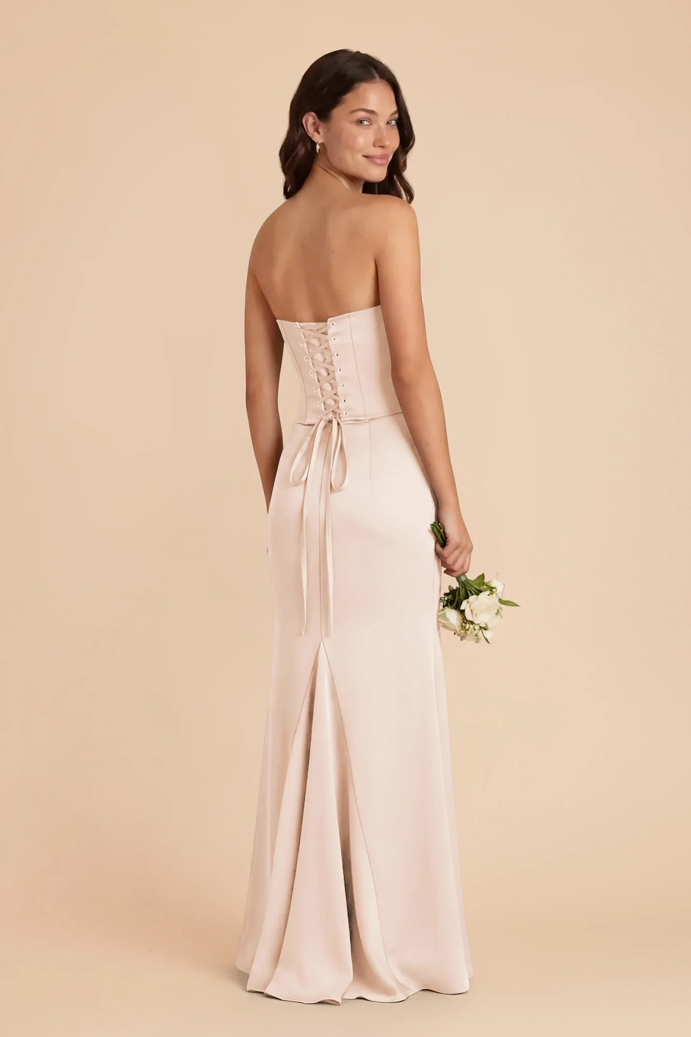 Cher Matte Satin Set - Champagne - Image 4