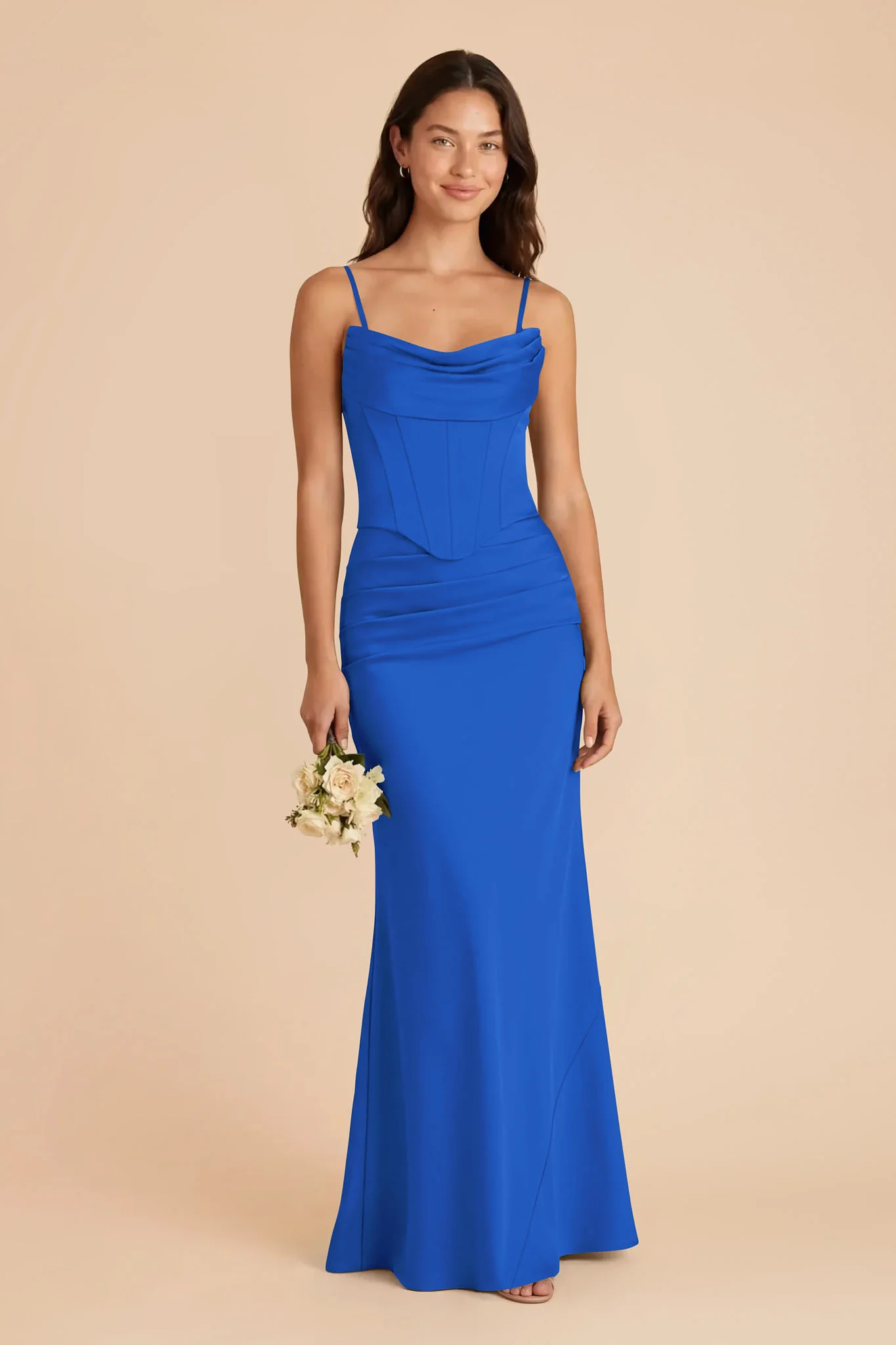 Cher Matte Satin Set - Cobalt Blue - Image 2
