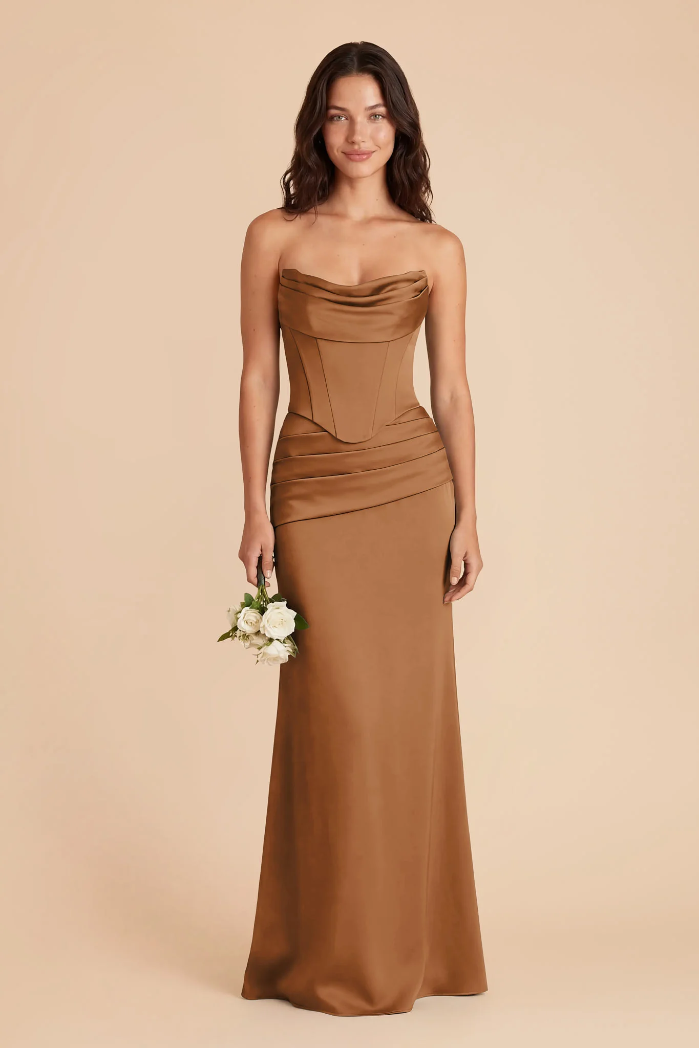 Cher Matte Satin Set - Copper