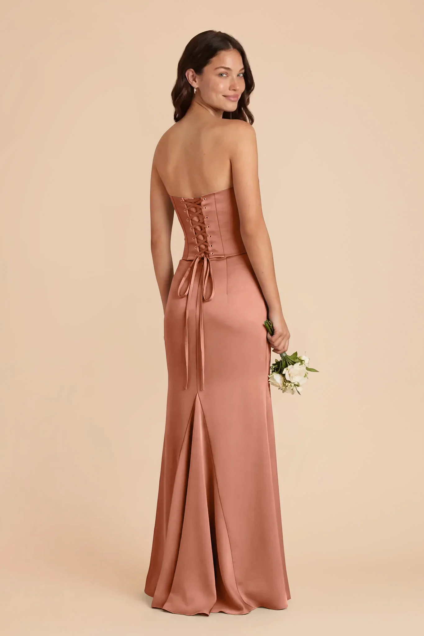 Cher Matte Satin Set - Desert Rose - Image 4