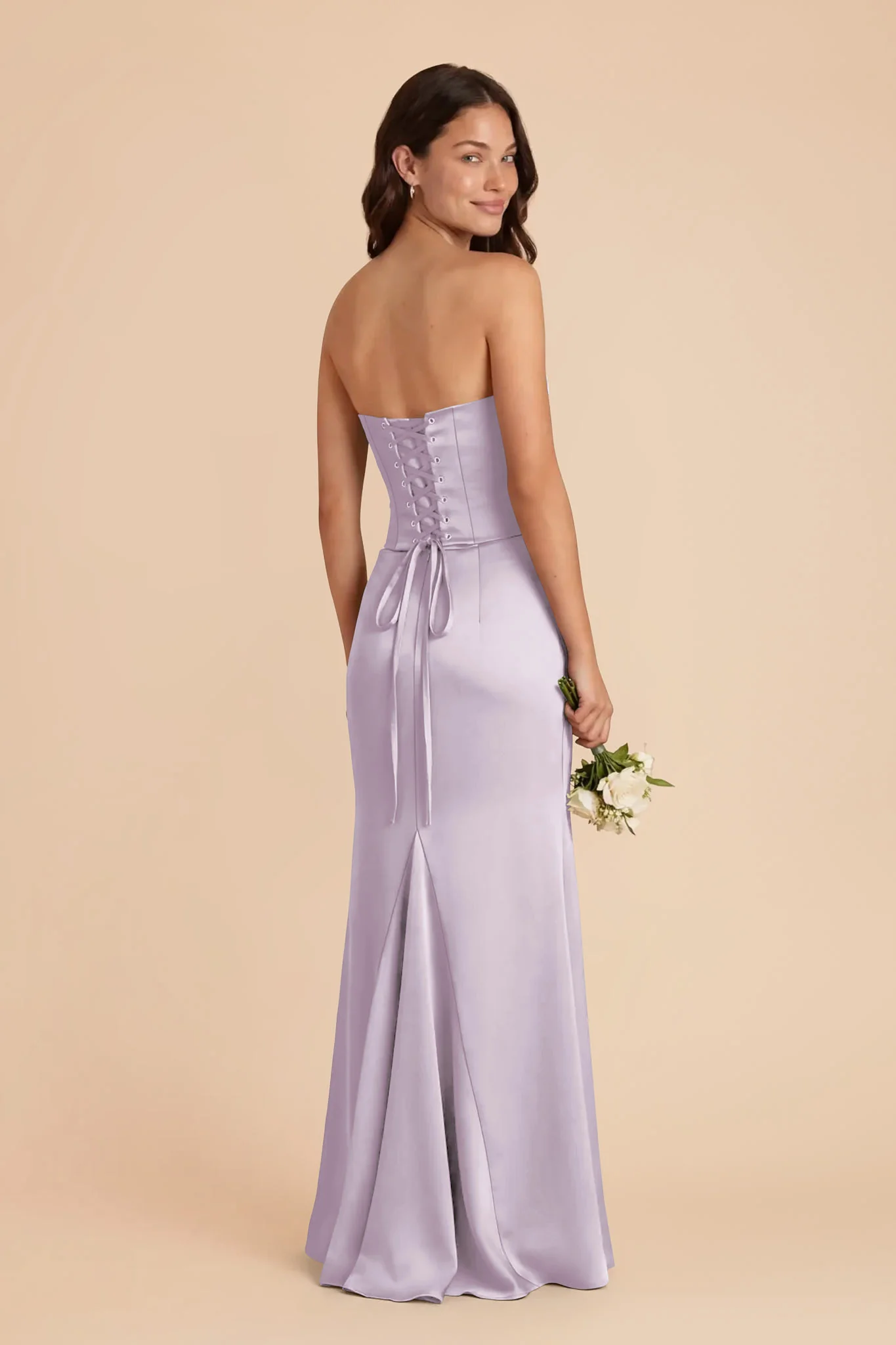 Cher Matte Satin Set - Dusty Lilac - Image 4