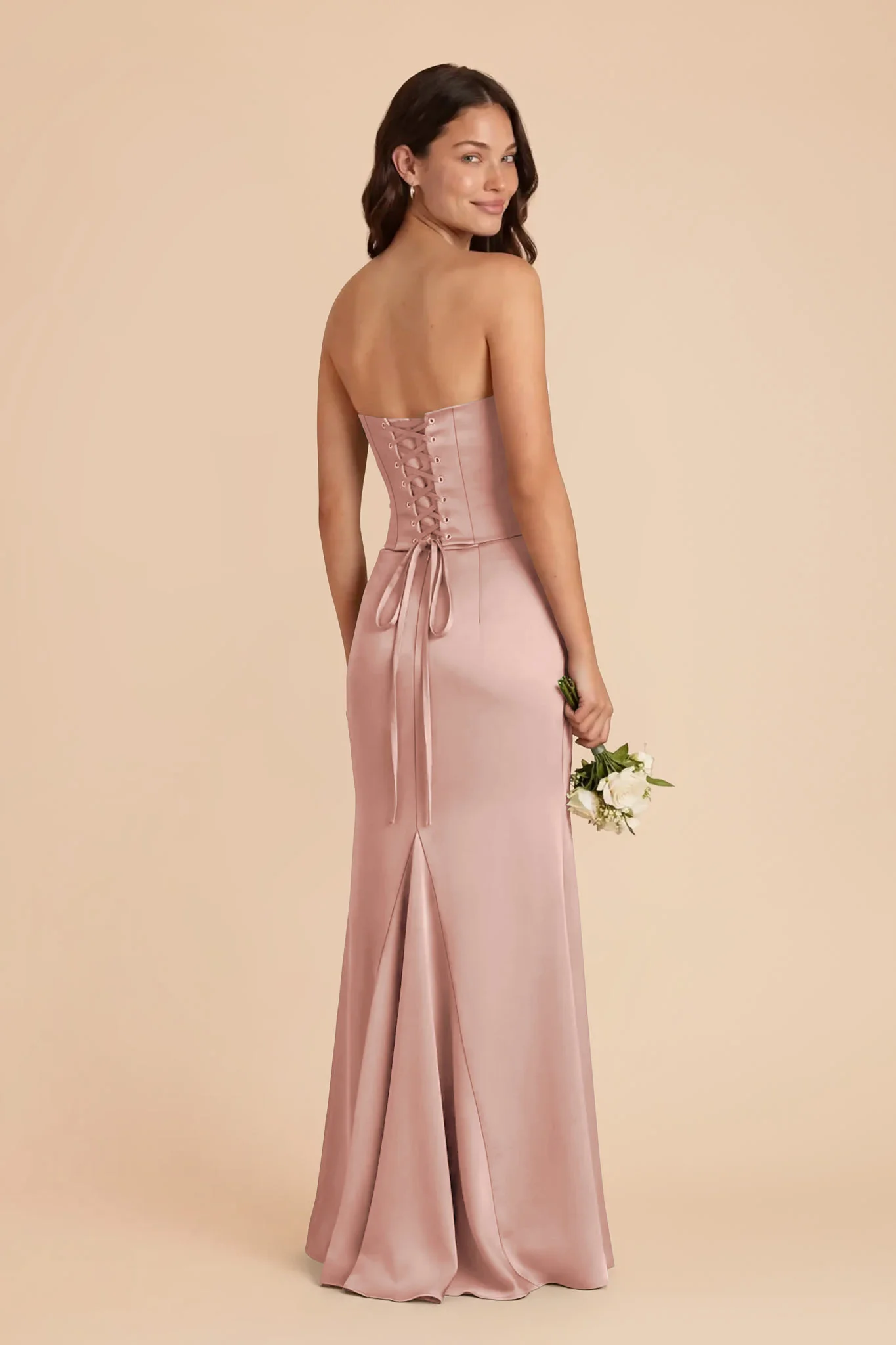 Cher Matte Satin Set - English Rose - Image 4