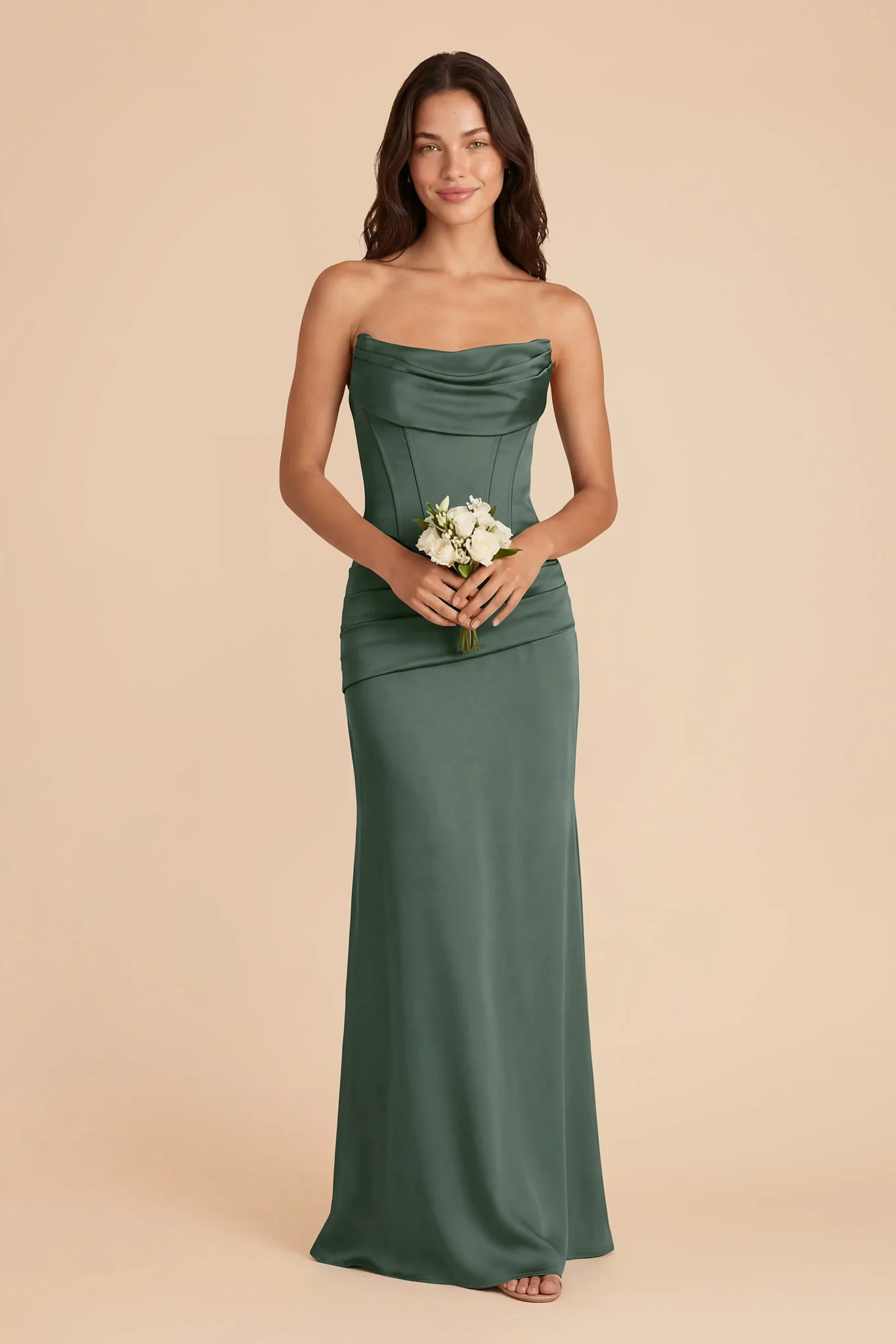 Cher Matte Satin Set - Eucalyptus - Image 3