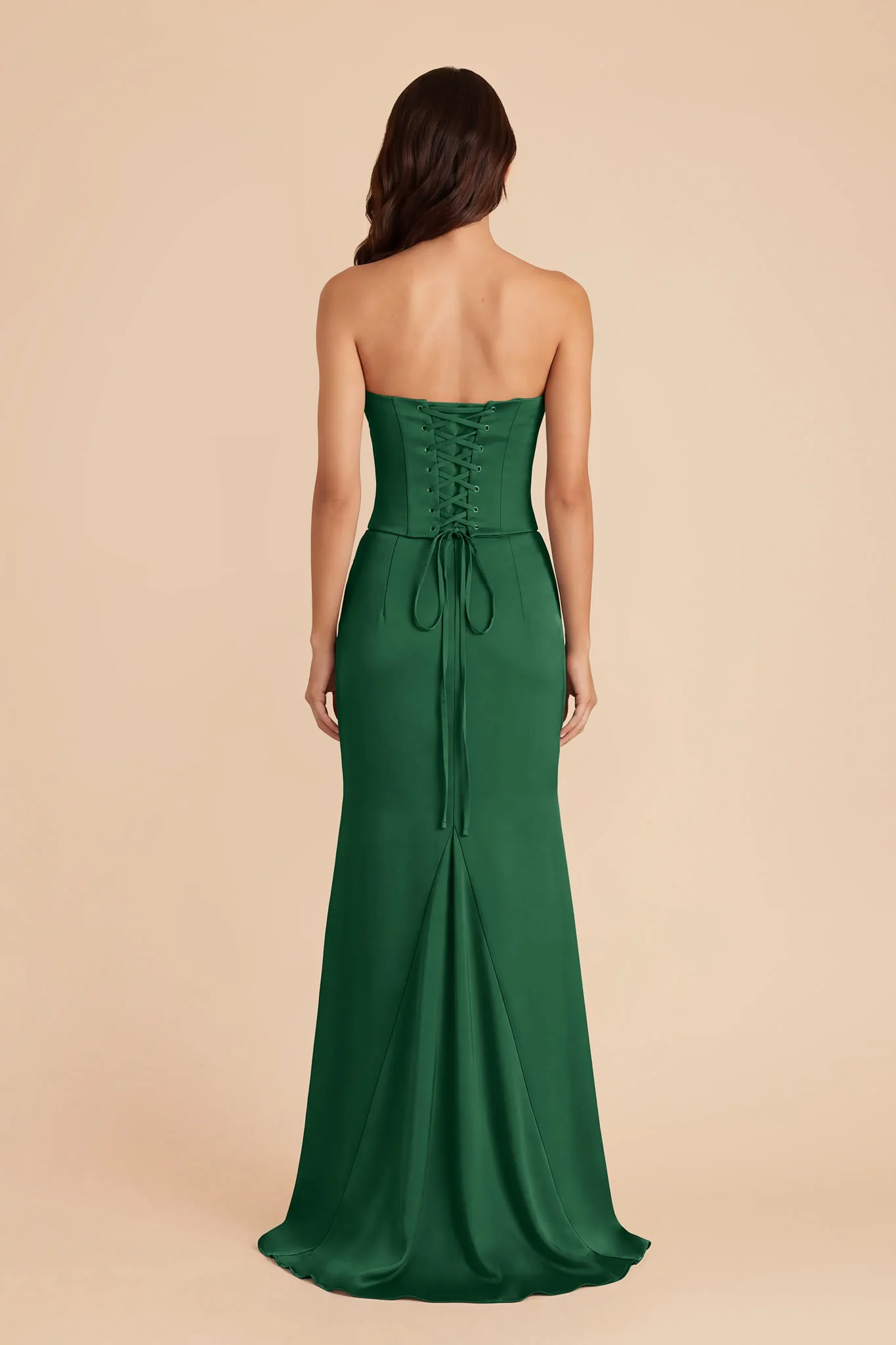 Cher Matte Satin Set - Forest Green - Image 5