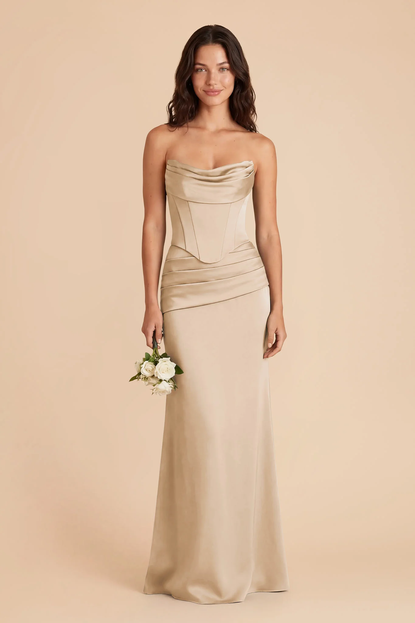Cher Matte Satin Set - Gold