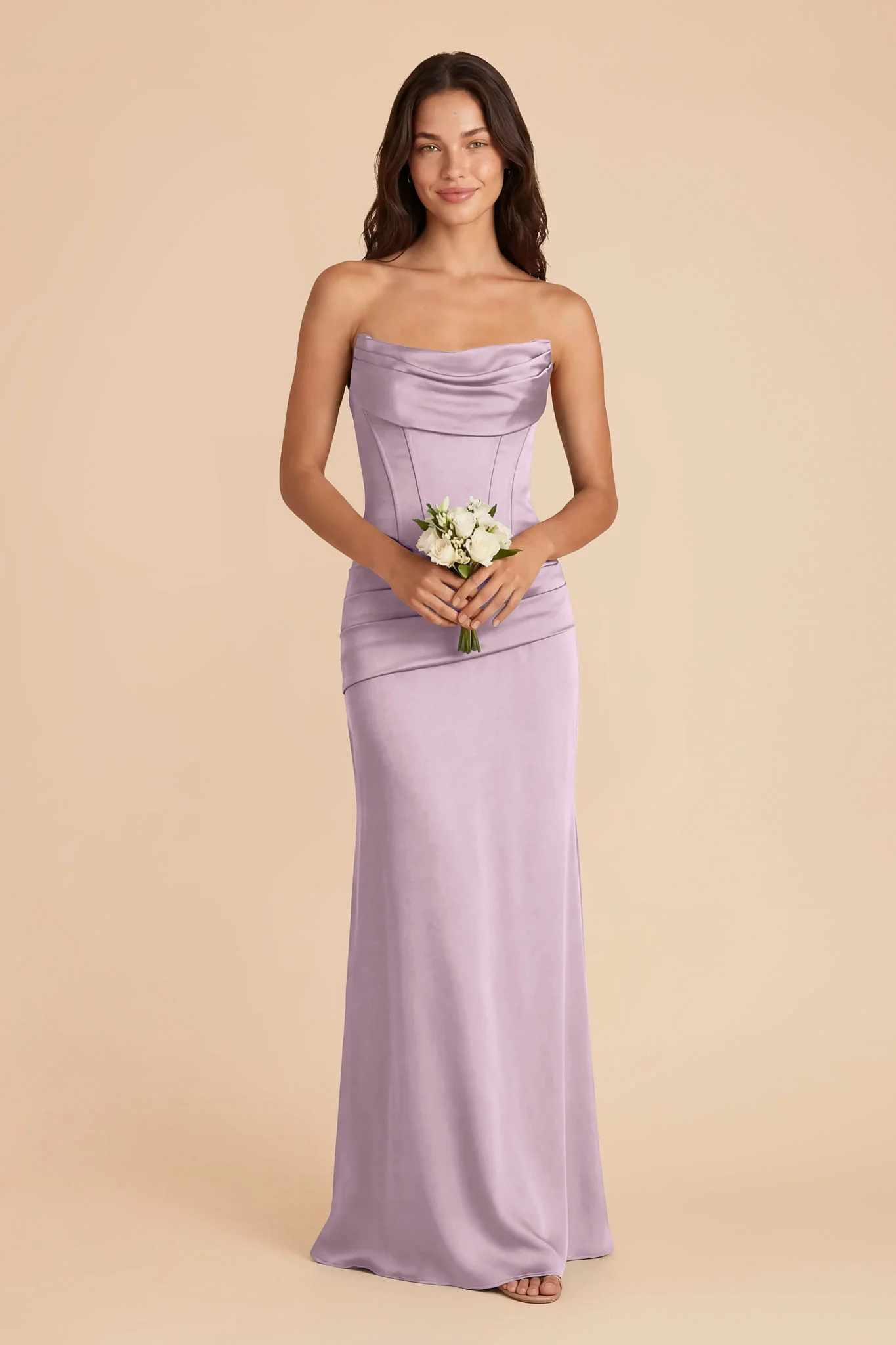 Cher Matte Satin Set - Lavender - Image 3