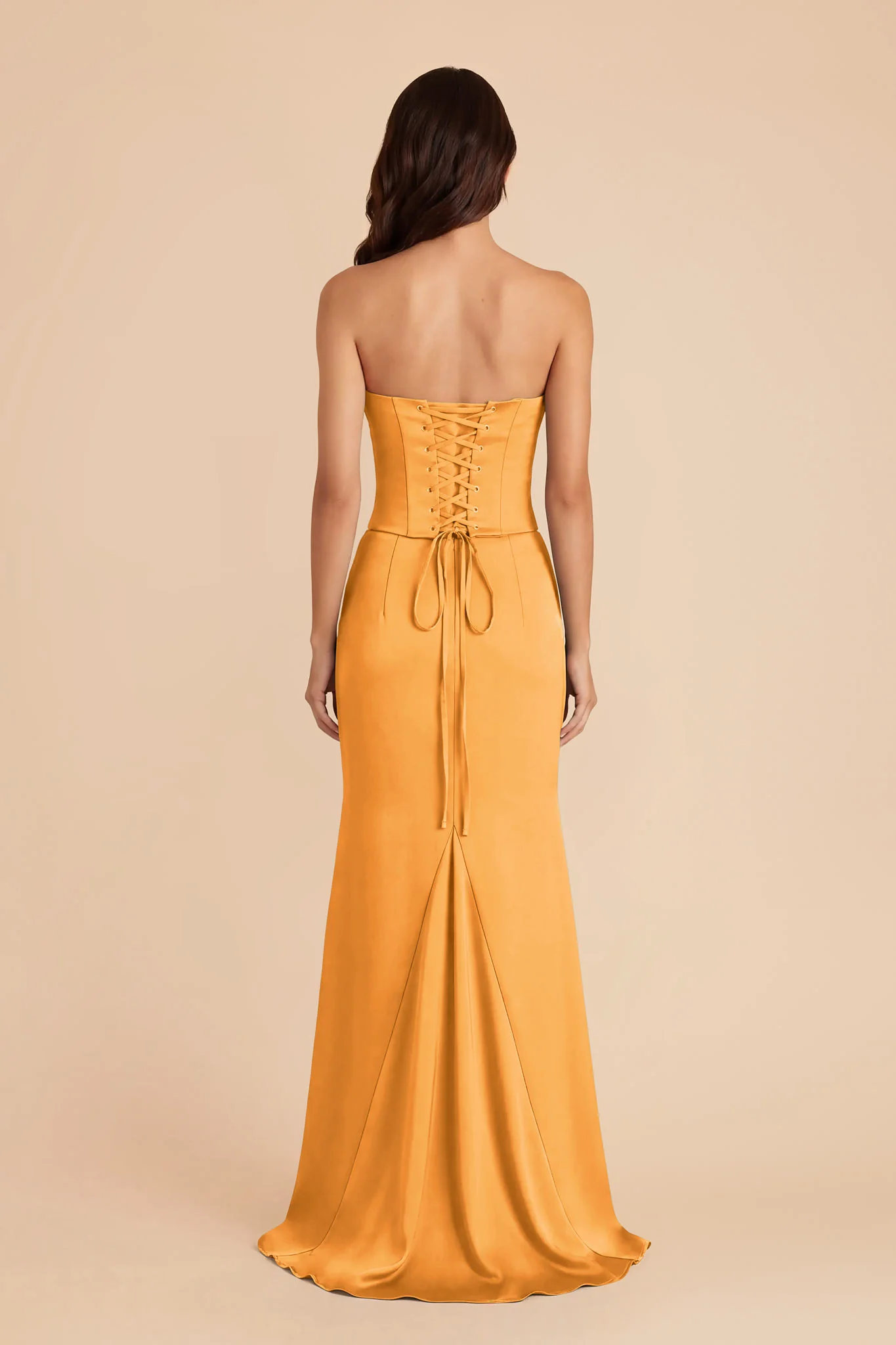 Cher Matte Satin Set - Mango - Image 5