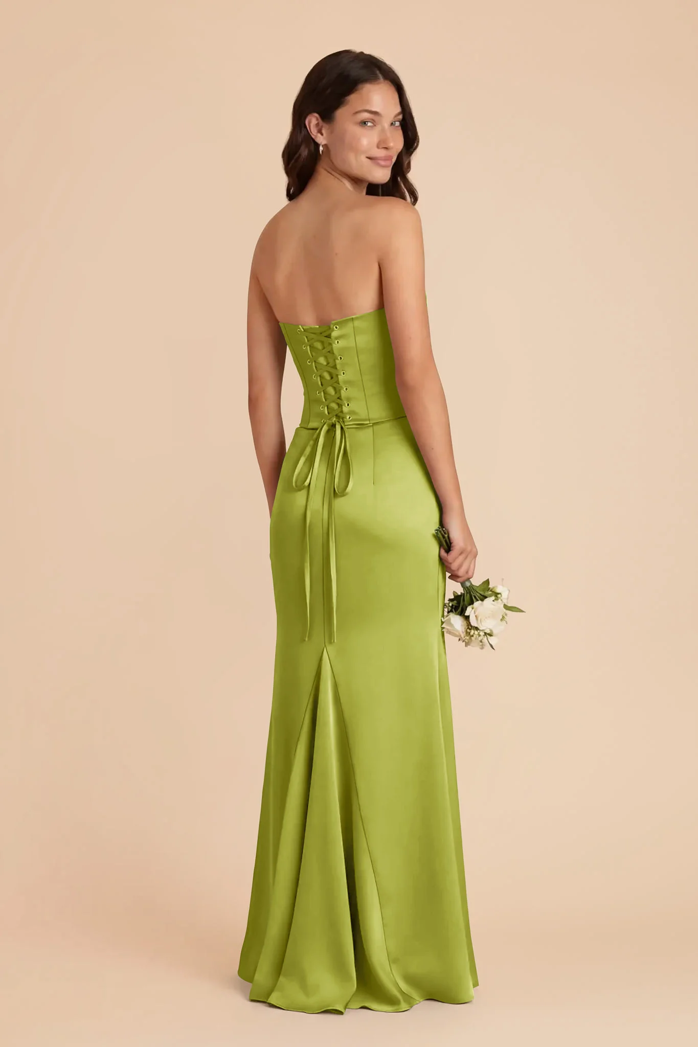 Cher Matte Satin Set - Matcha - Image 4