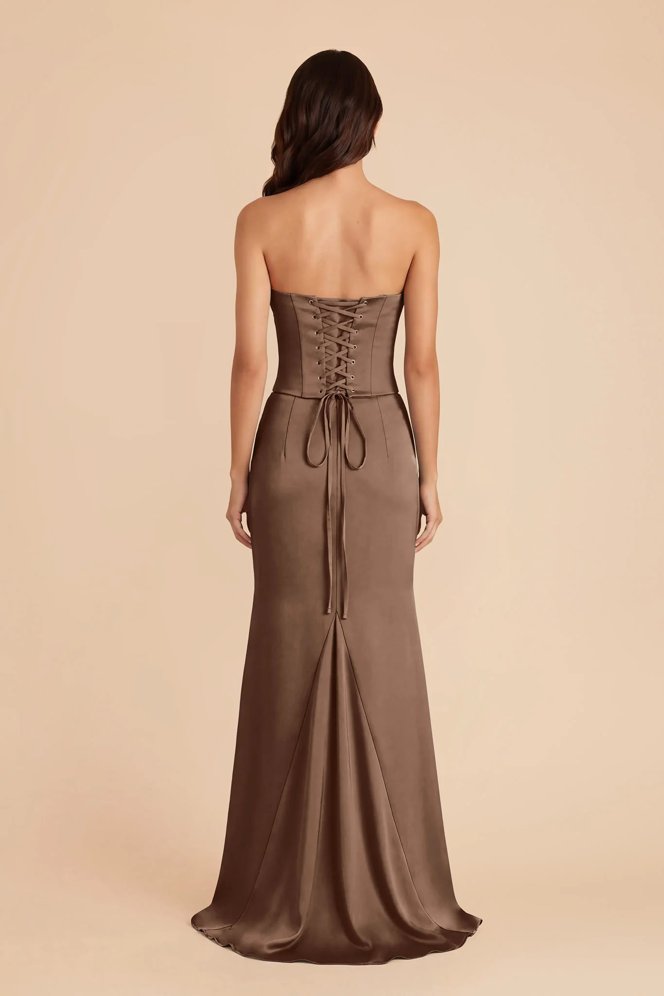 Cher Matte Satin Set - Mocha - Image 5