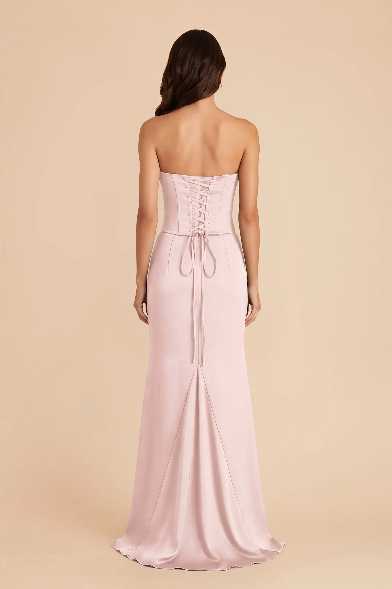 Cher Matte Satin Set - Pale Blush - Image 5