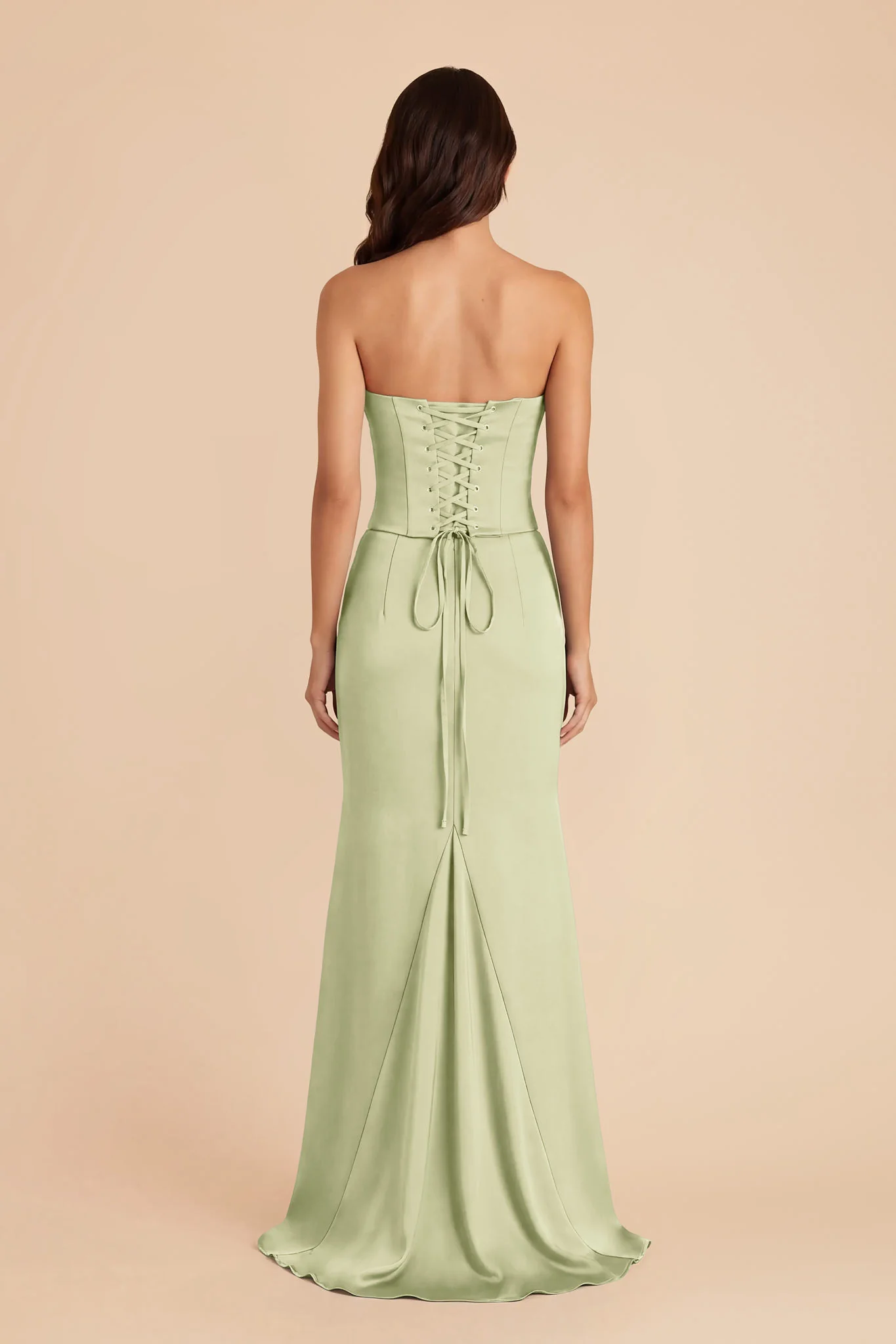 Cher Matte Satin Set - Pale Pistachio - Image 5