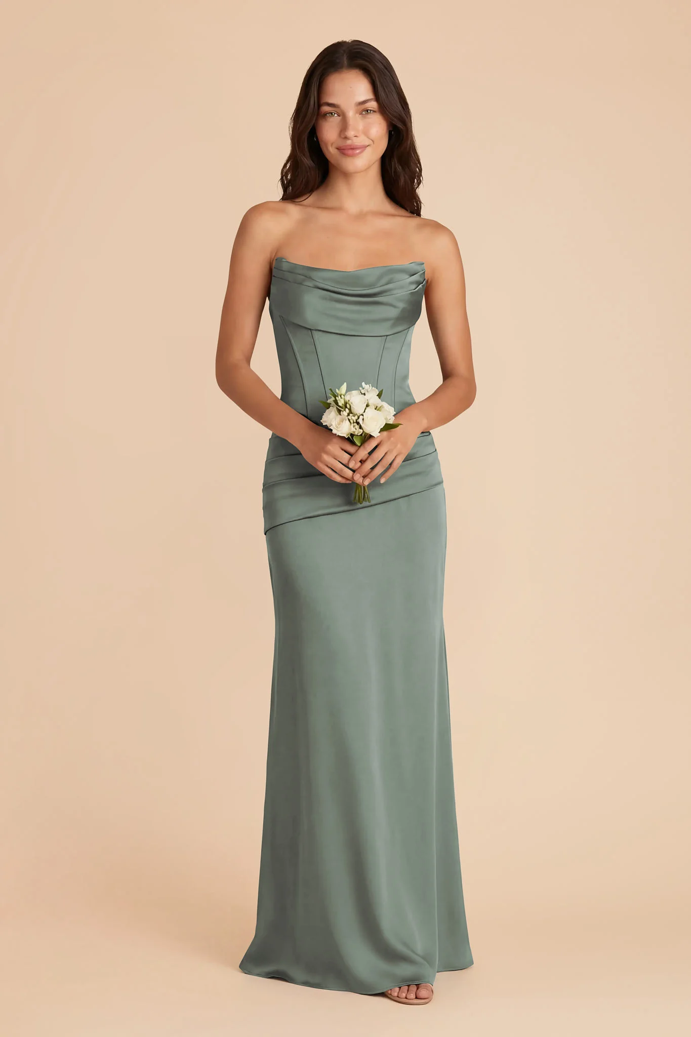 Cher Matte Satin Set - Sea Glass - Image 3