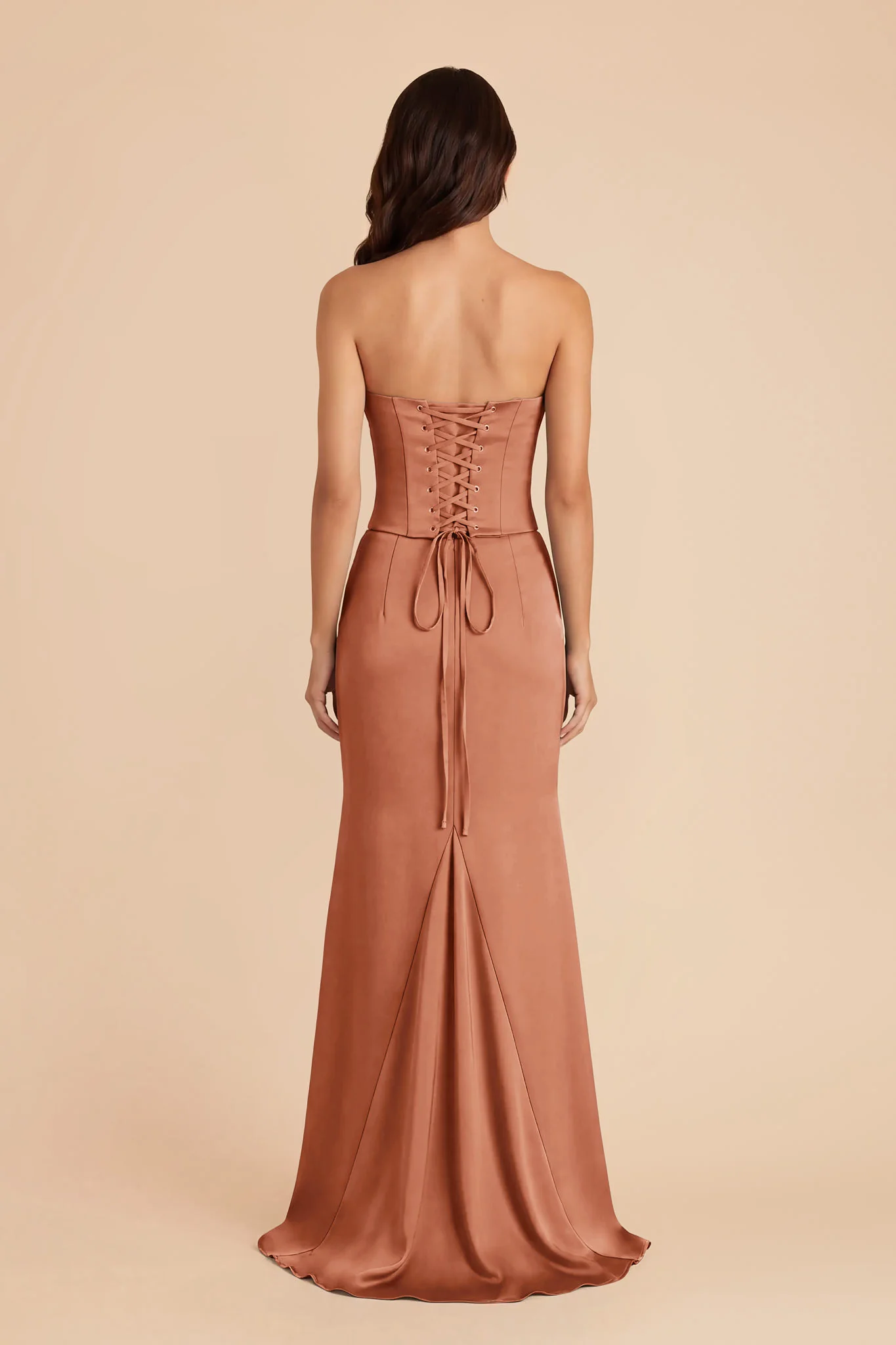 Cher Matte Satin Set - Terracotta - Image 5