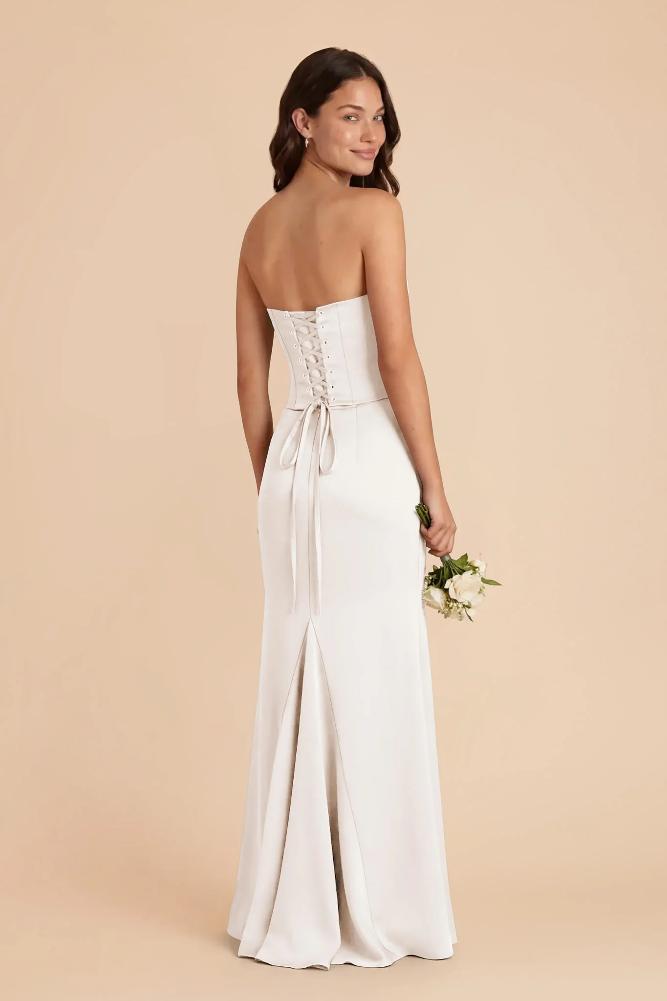 Cher Matte Satin Set - White - Image 4