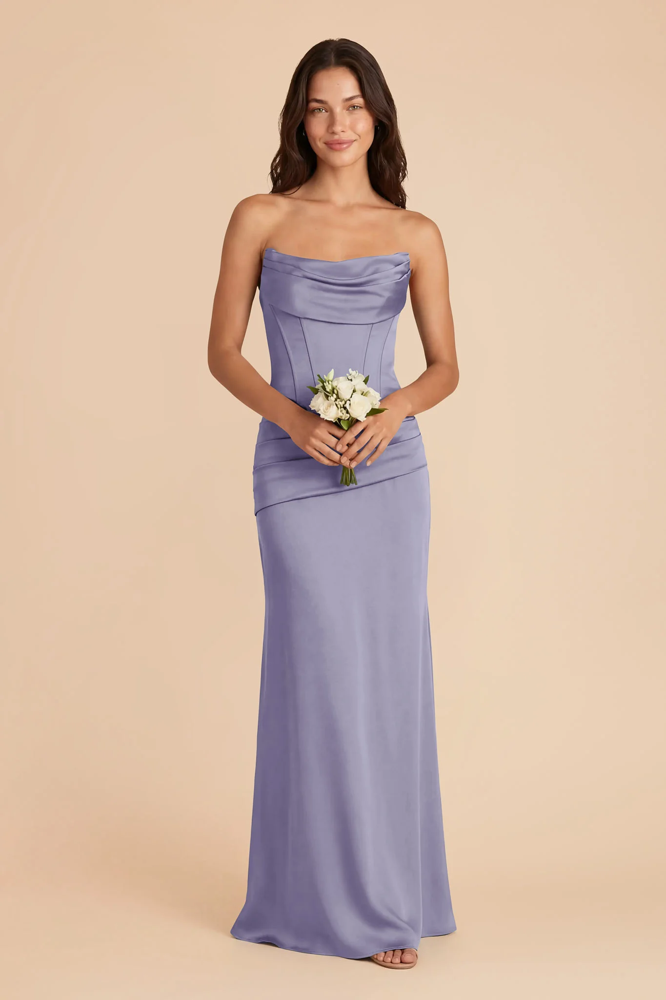 Cher Matte Satin Set - Wisteria - Image 3