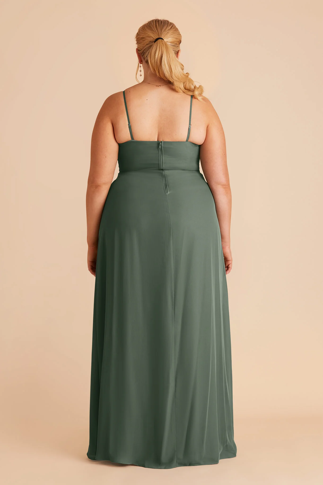 Chris Chiffon Dress - Eucalyptus - Image 6