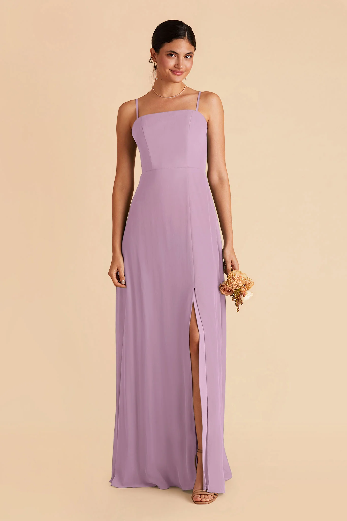 Chris Chiffon Dress - Lavender