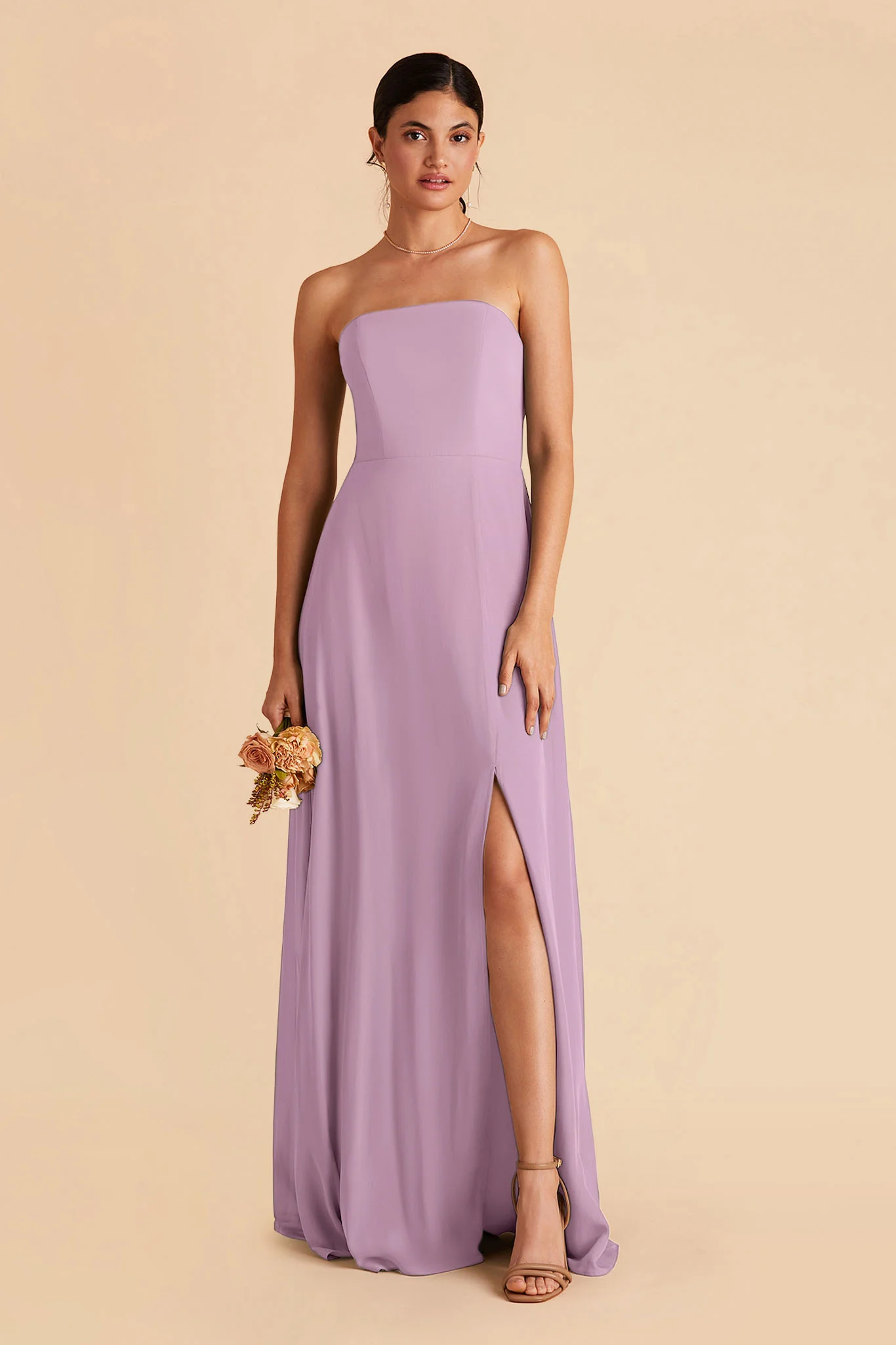 Chris Chiffon Dress - Lavender - Image 3