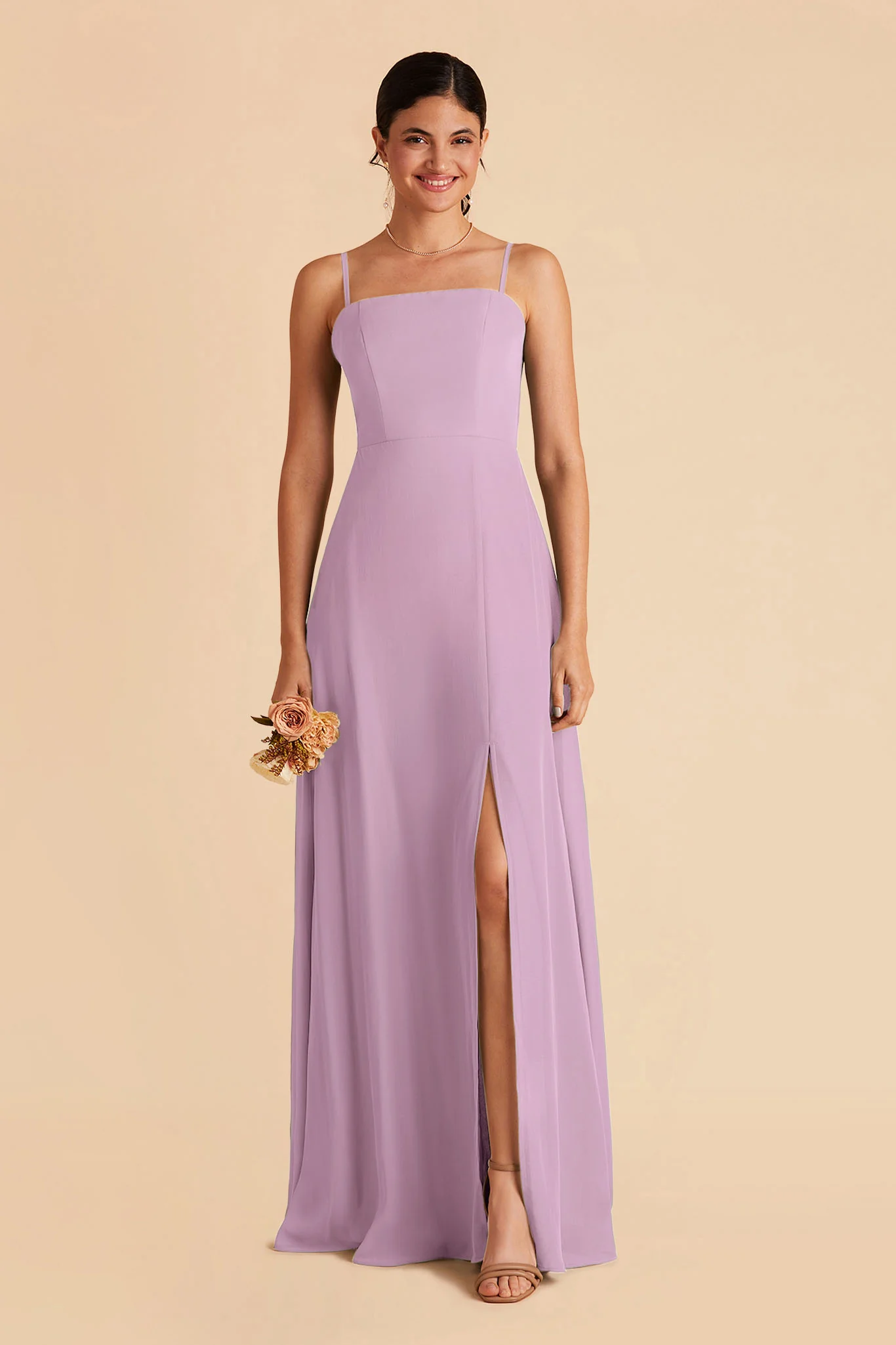 Chris Chiffon Dress - Lavender - Image 4