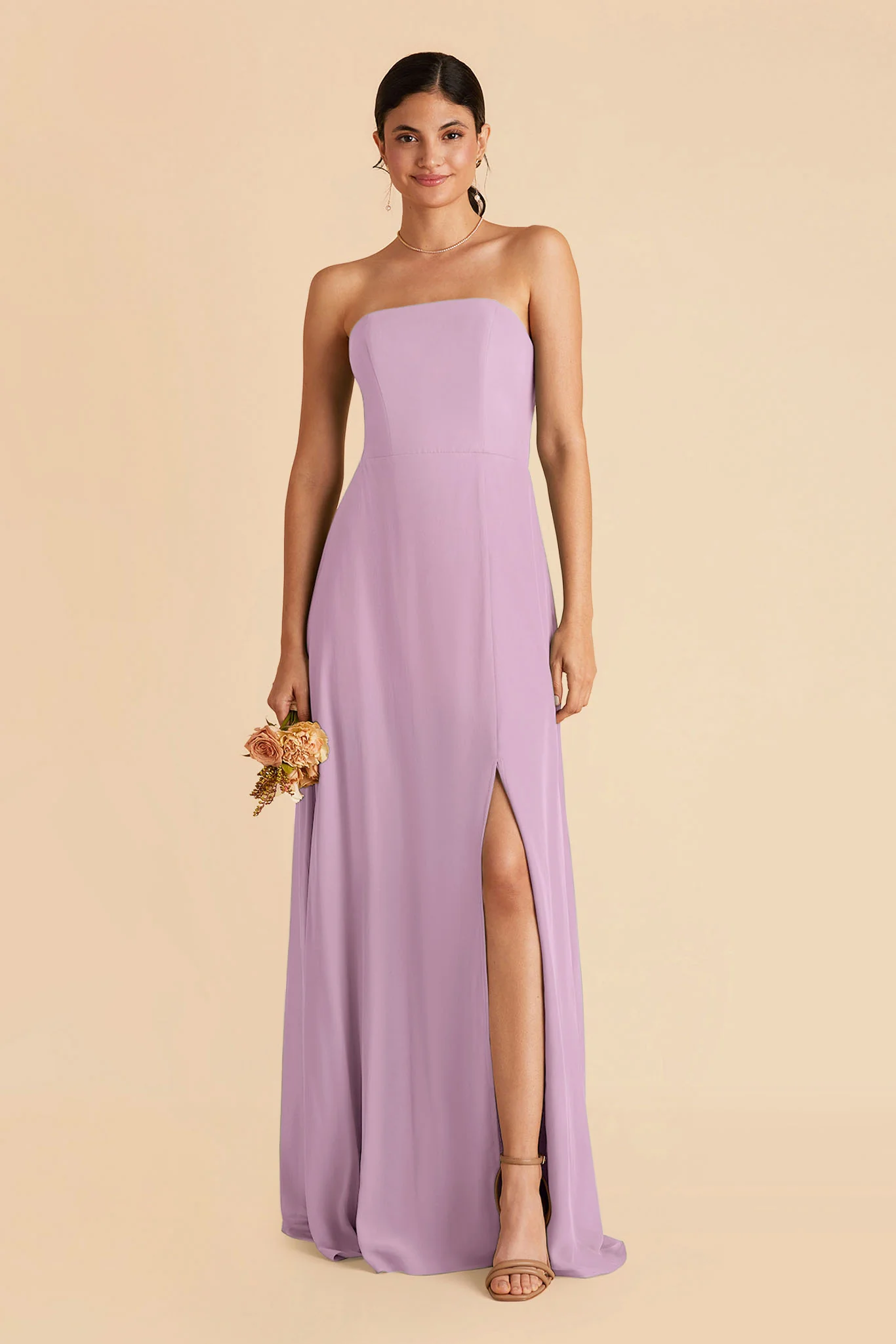 Chris Chiffon Dress - Lavender - Image 5