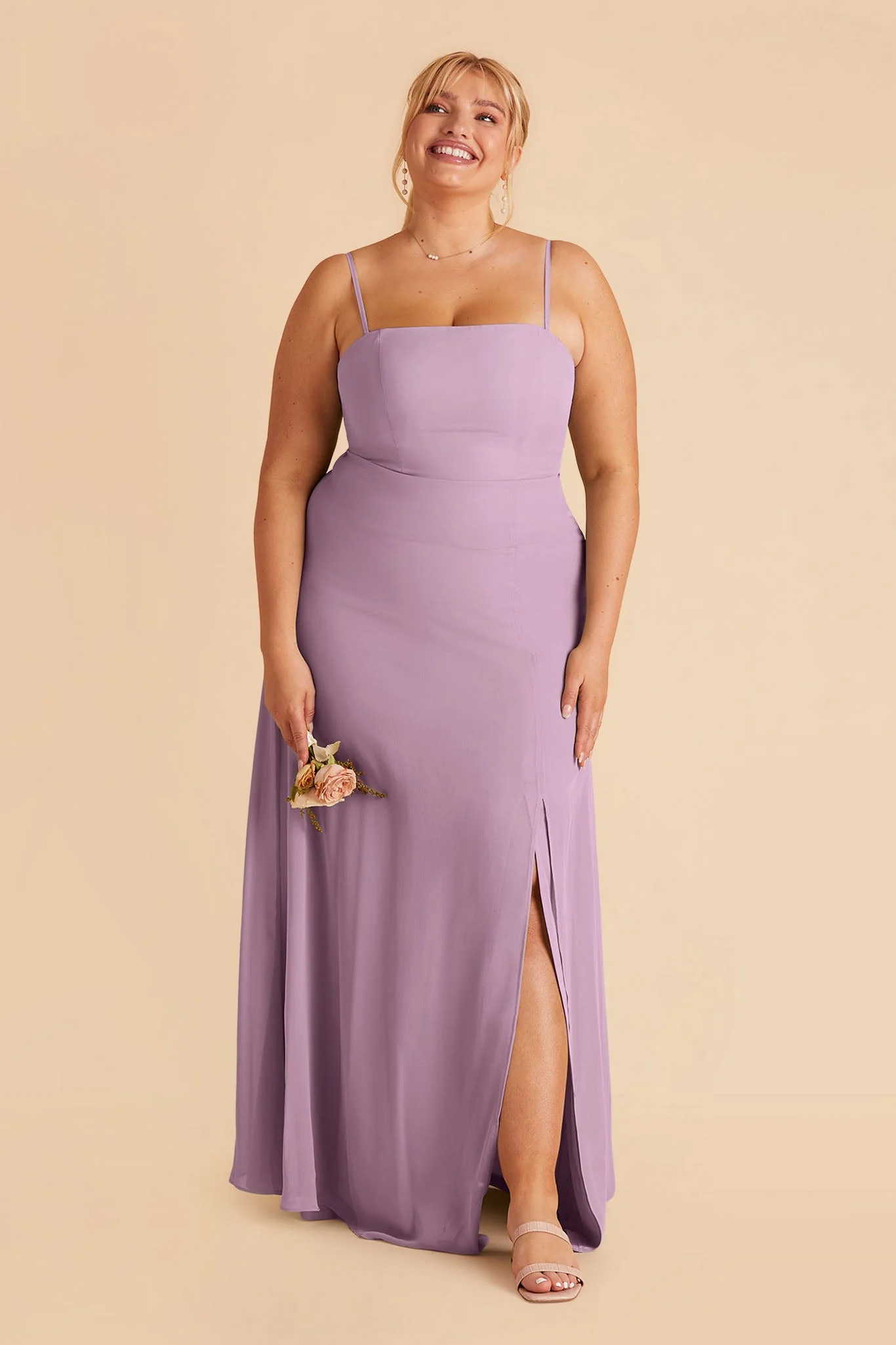 Chris Chiffon Dress - Lavender - Image 7