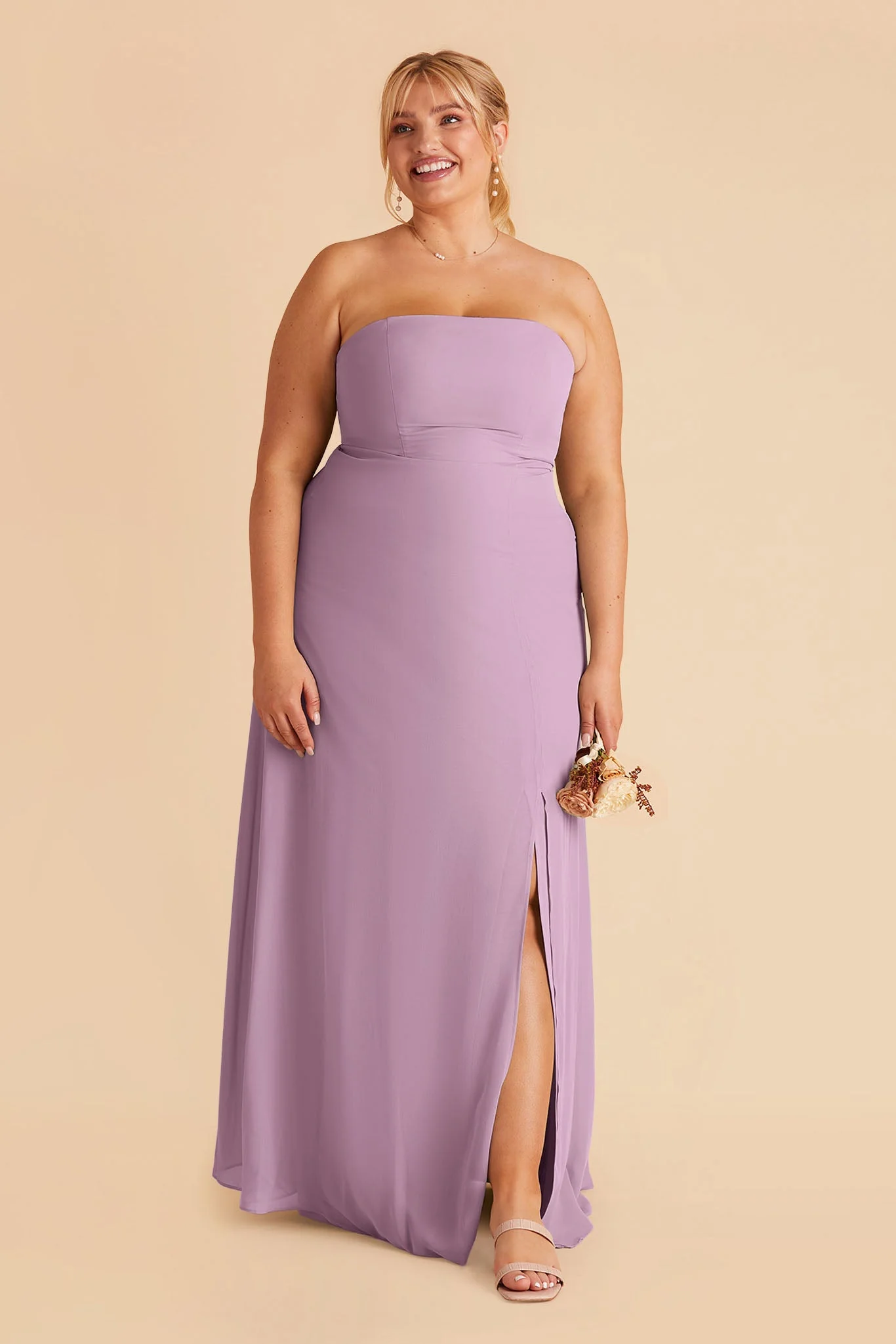 Chris Chiffon Dress - Lavender - Image 9