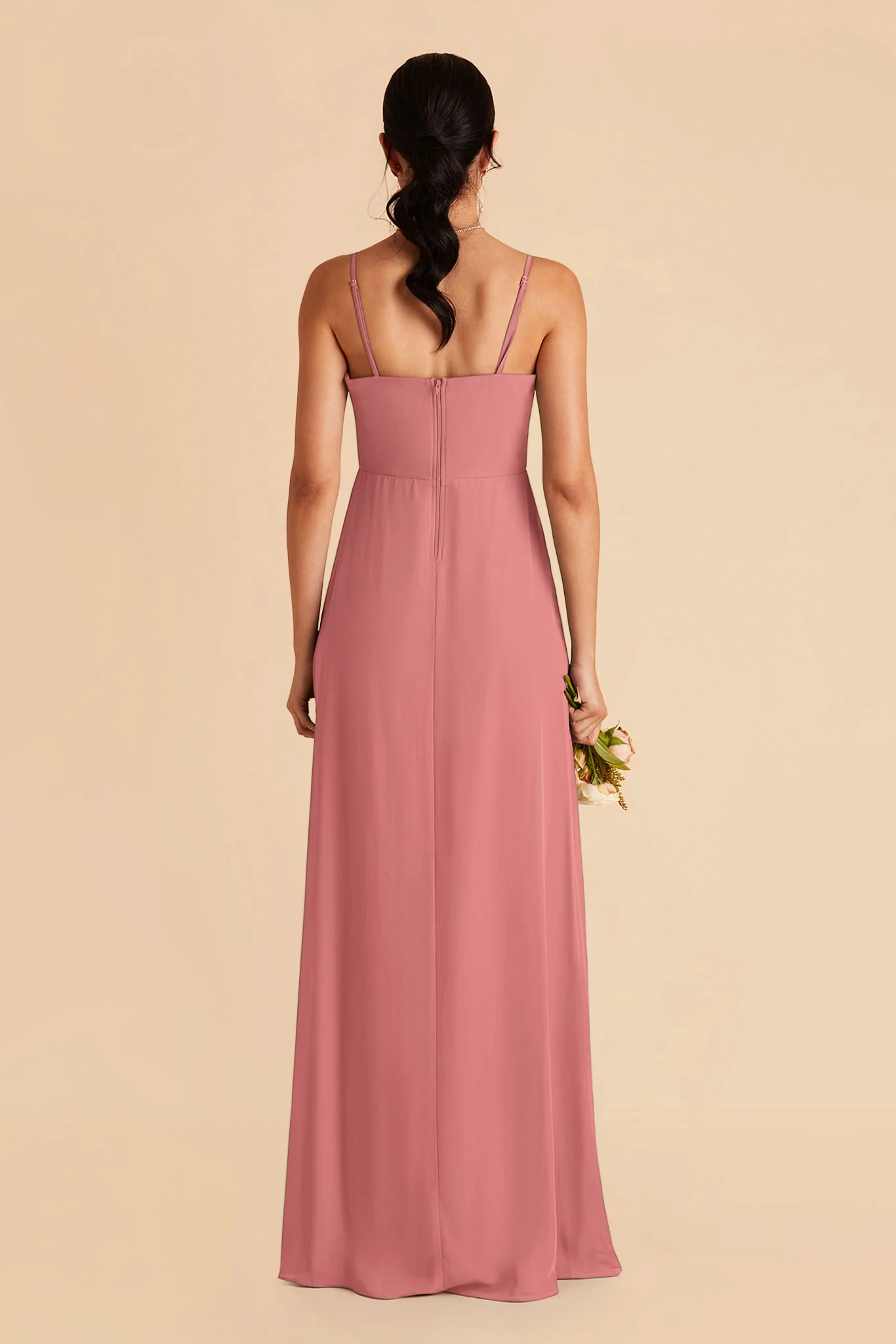Chris Chiffon Dress - Mulberry - Image 6