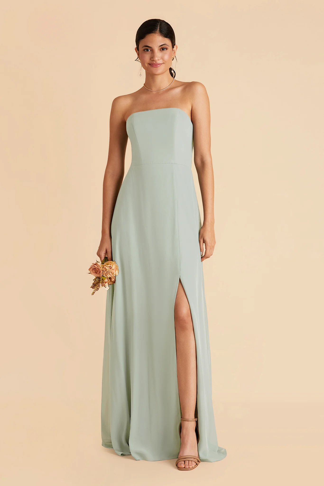 Chris Chiffon Dress - Sage