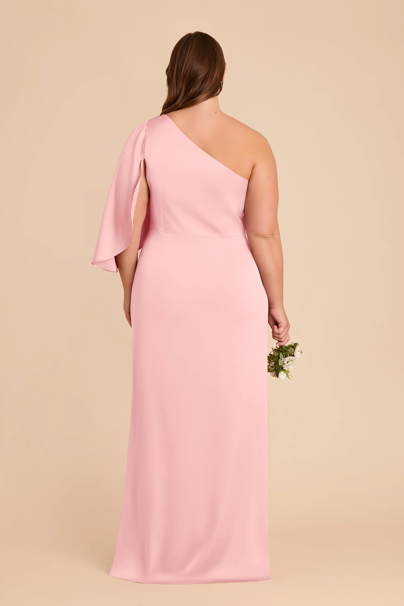 Christine Matte Satin Dress - Bubblegum Pink - Image 10