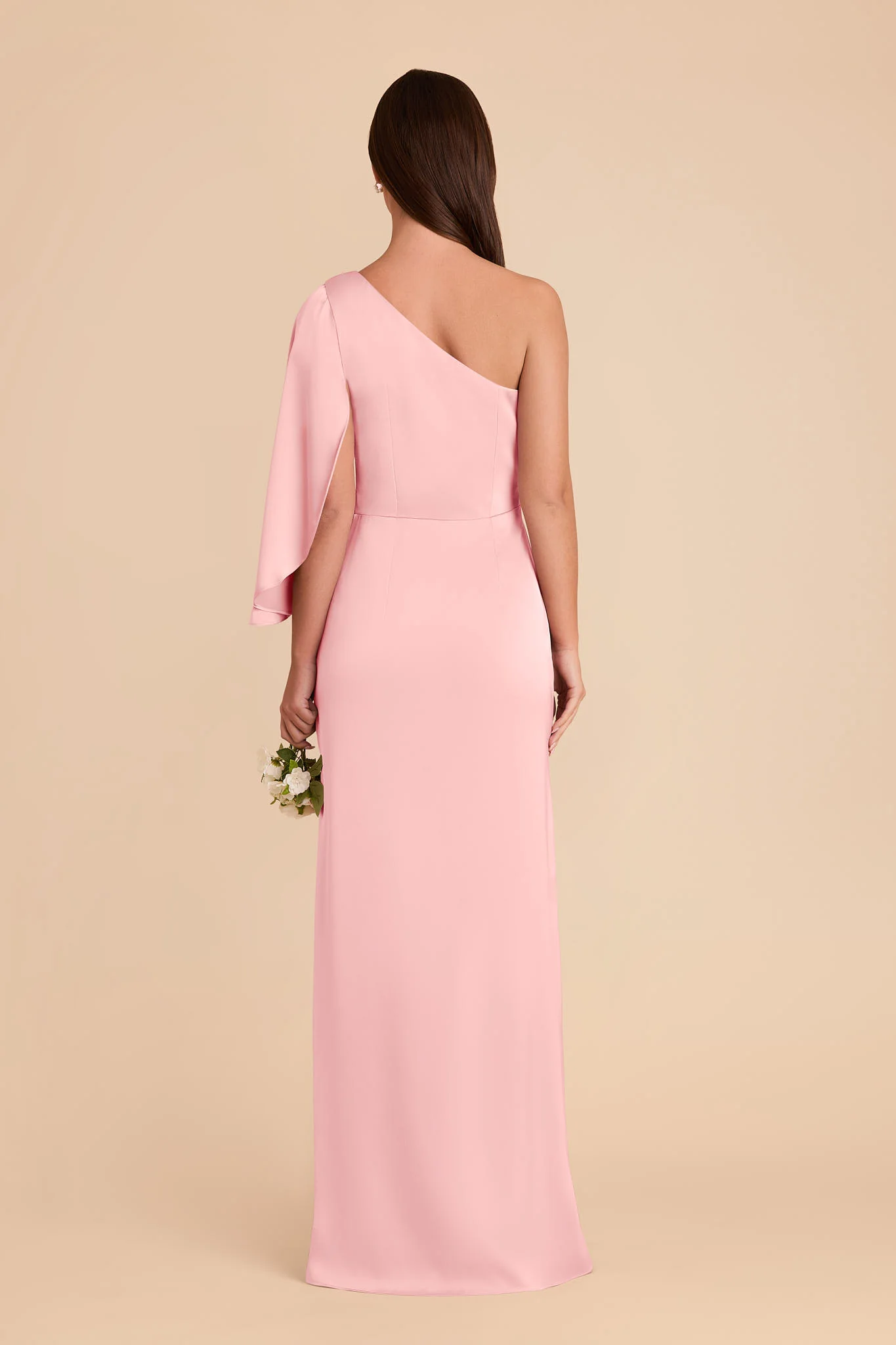 Christine Matte Satin Dress - Bubblegum Pink - Image 6