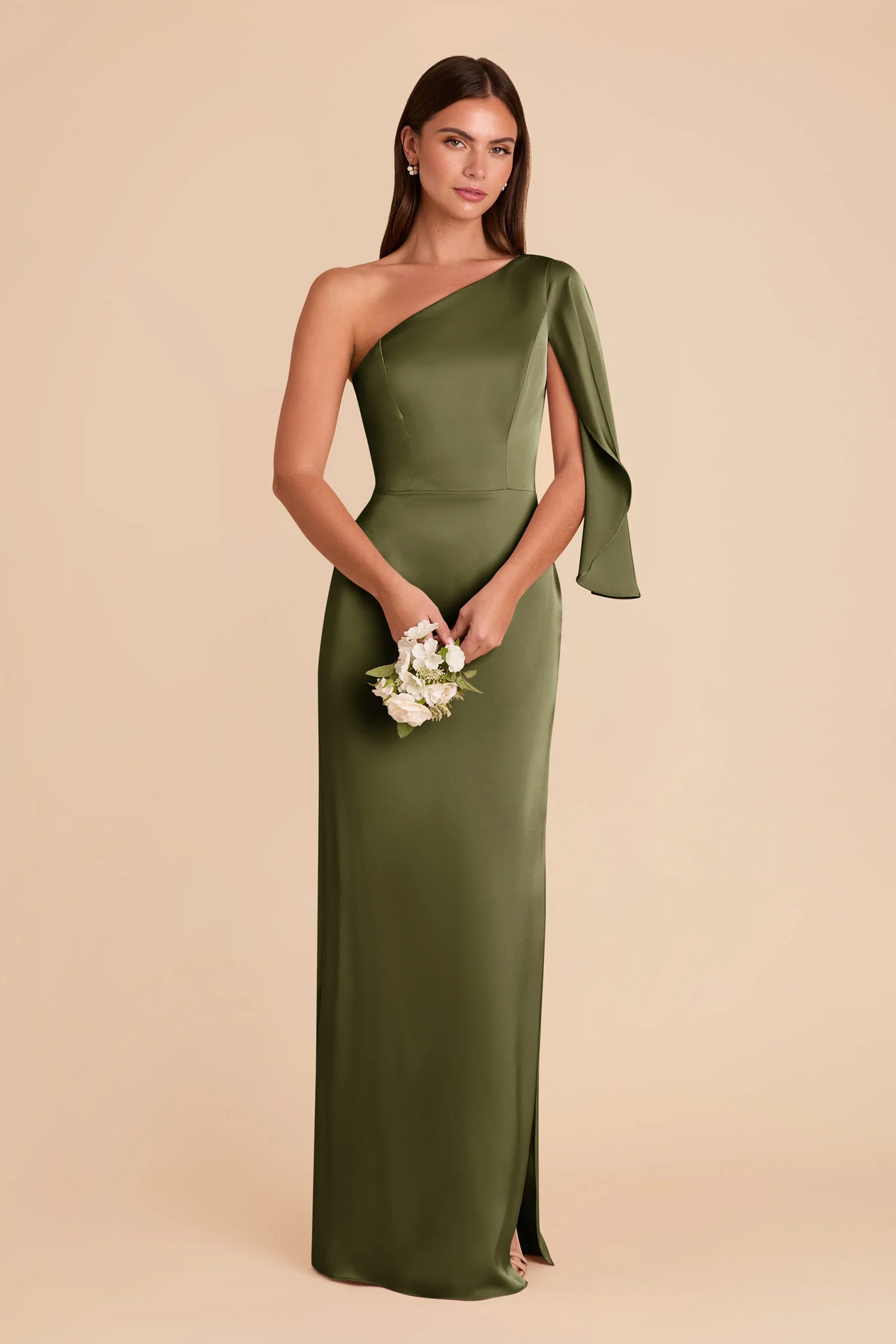 Christine Matte Satin Dress - Martini - Image 3