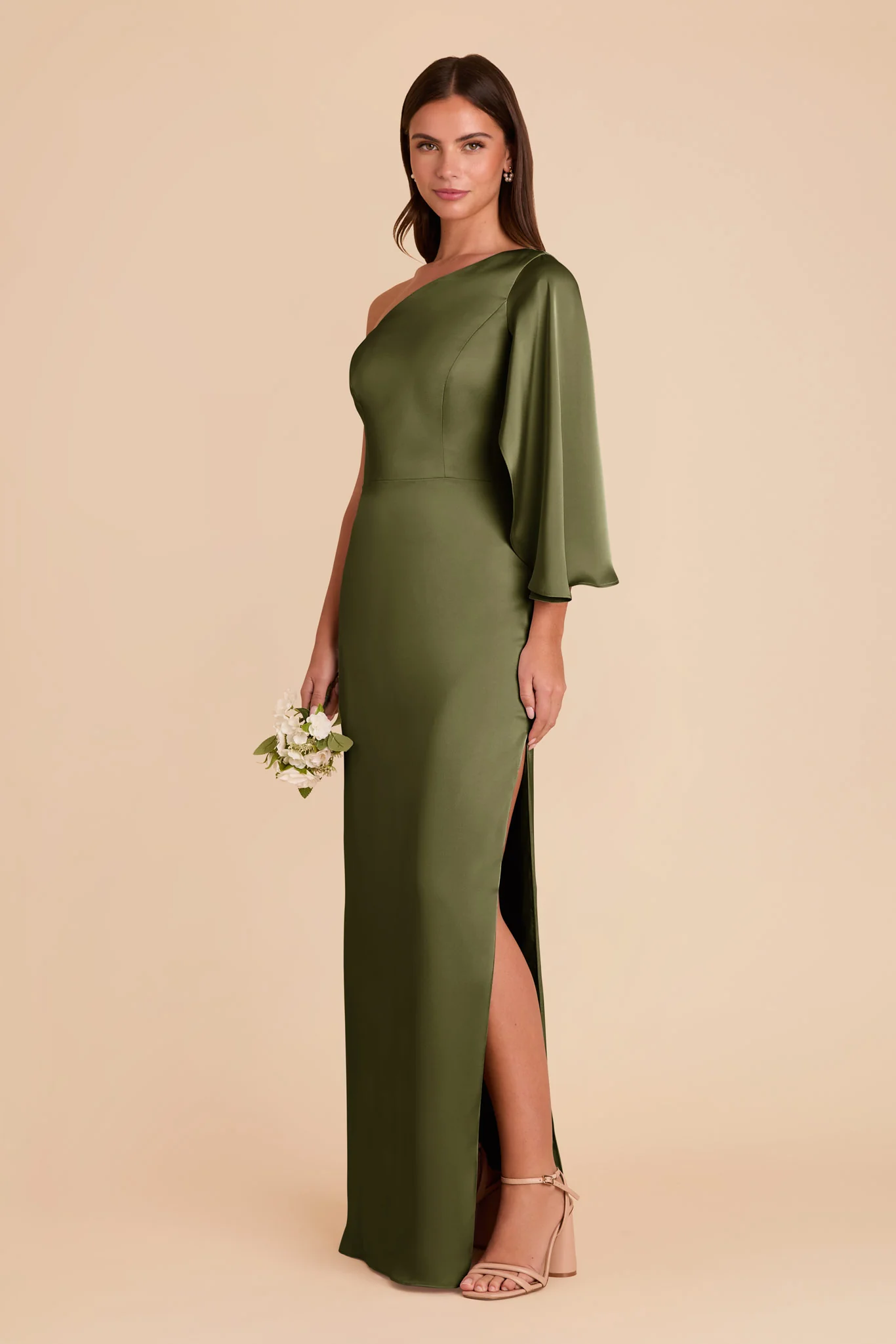 Christine Matte Satin Dress - Martini - Image 4