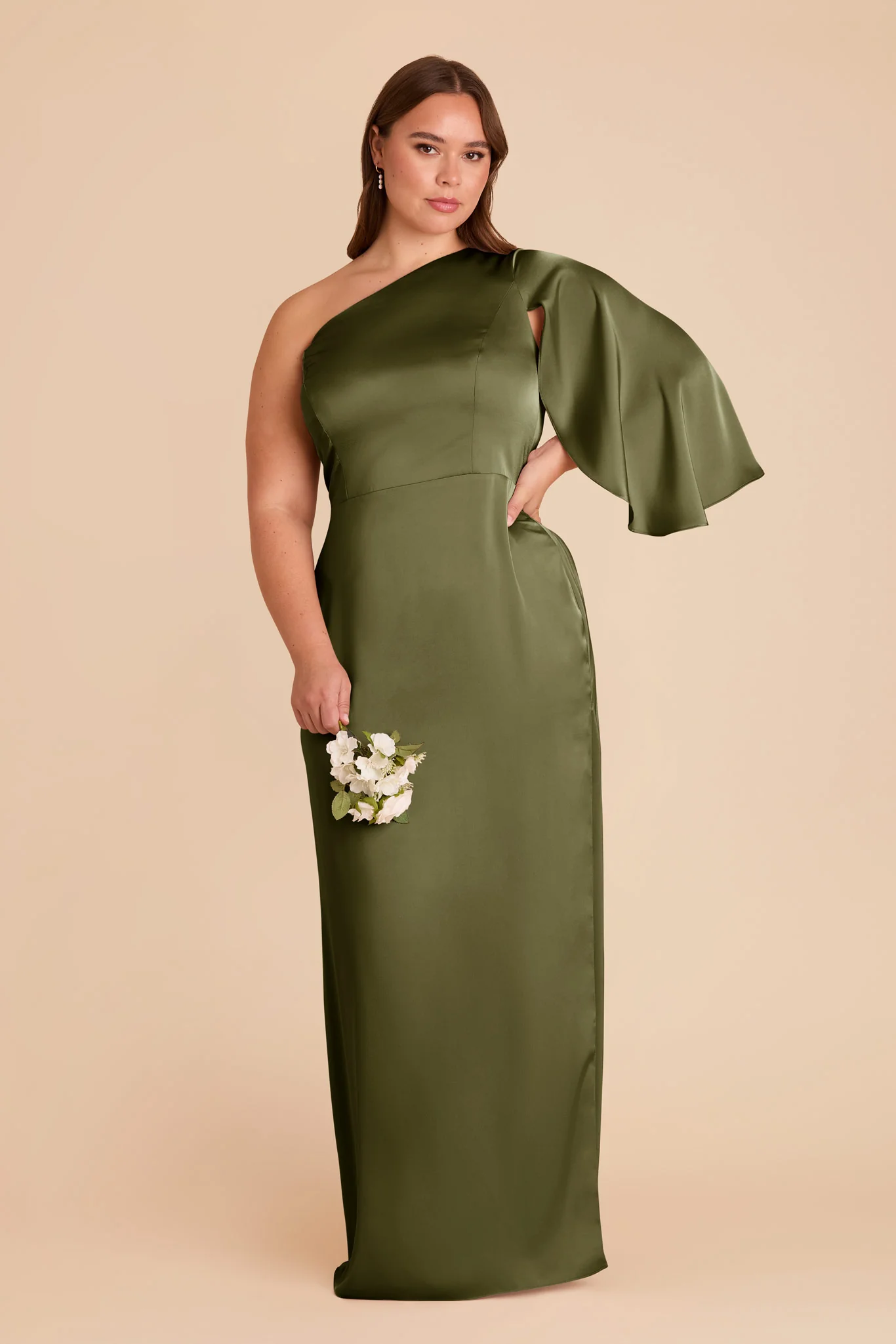 Christine Matte Satin Dress - Martini - Image 7