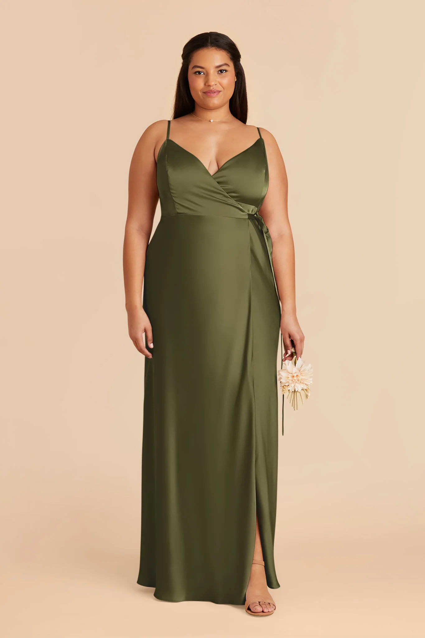 Cindy Matte Satin Dress - Martini - Image 2