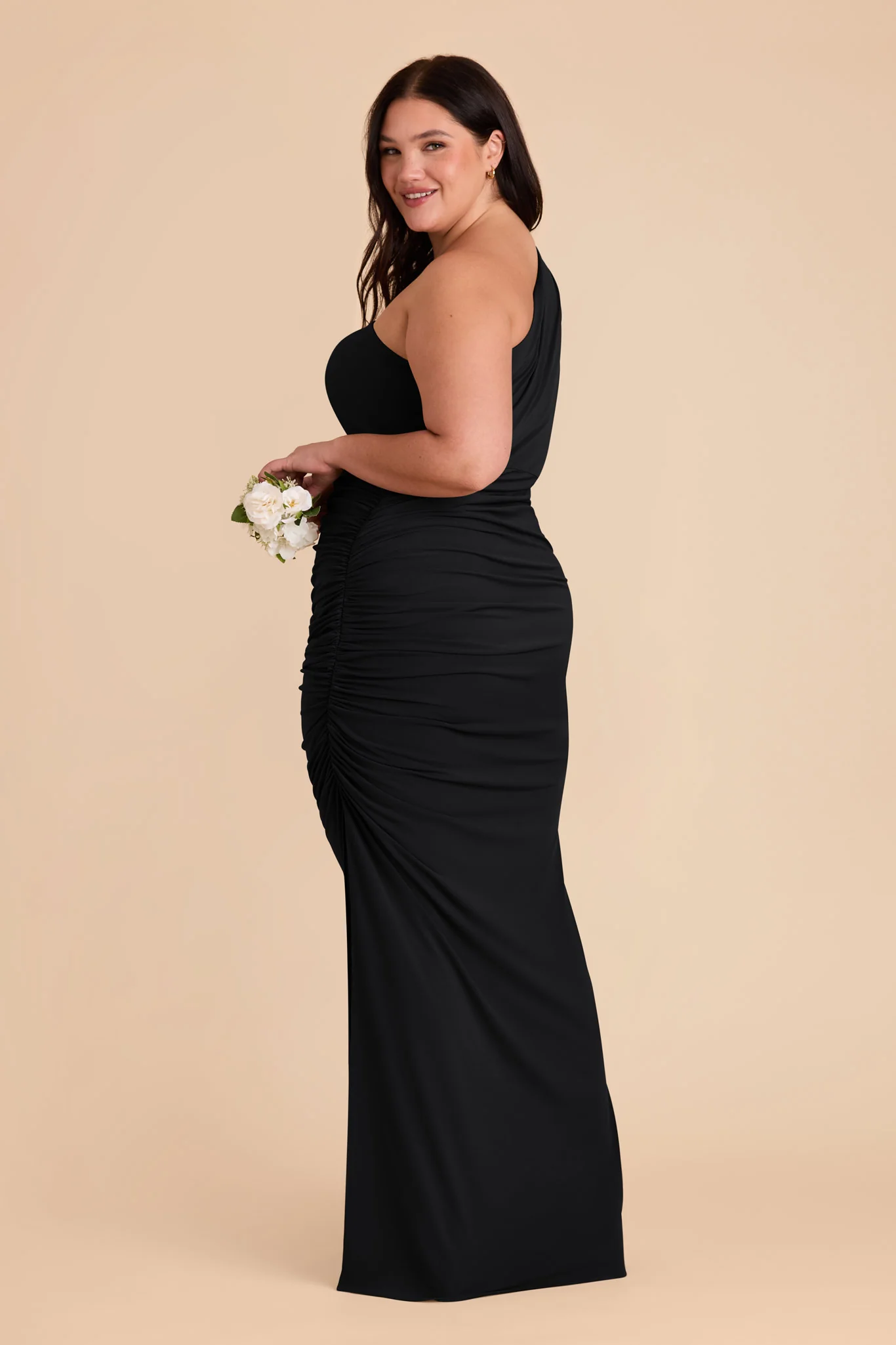 Claudia Luxe Stretch Knit Dress - Black - Image 14