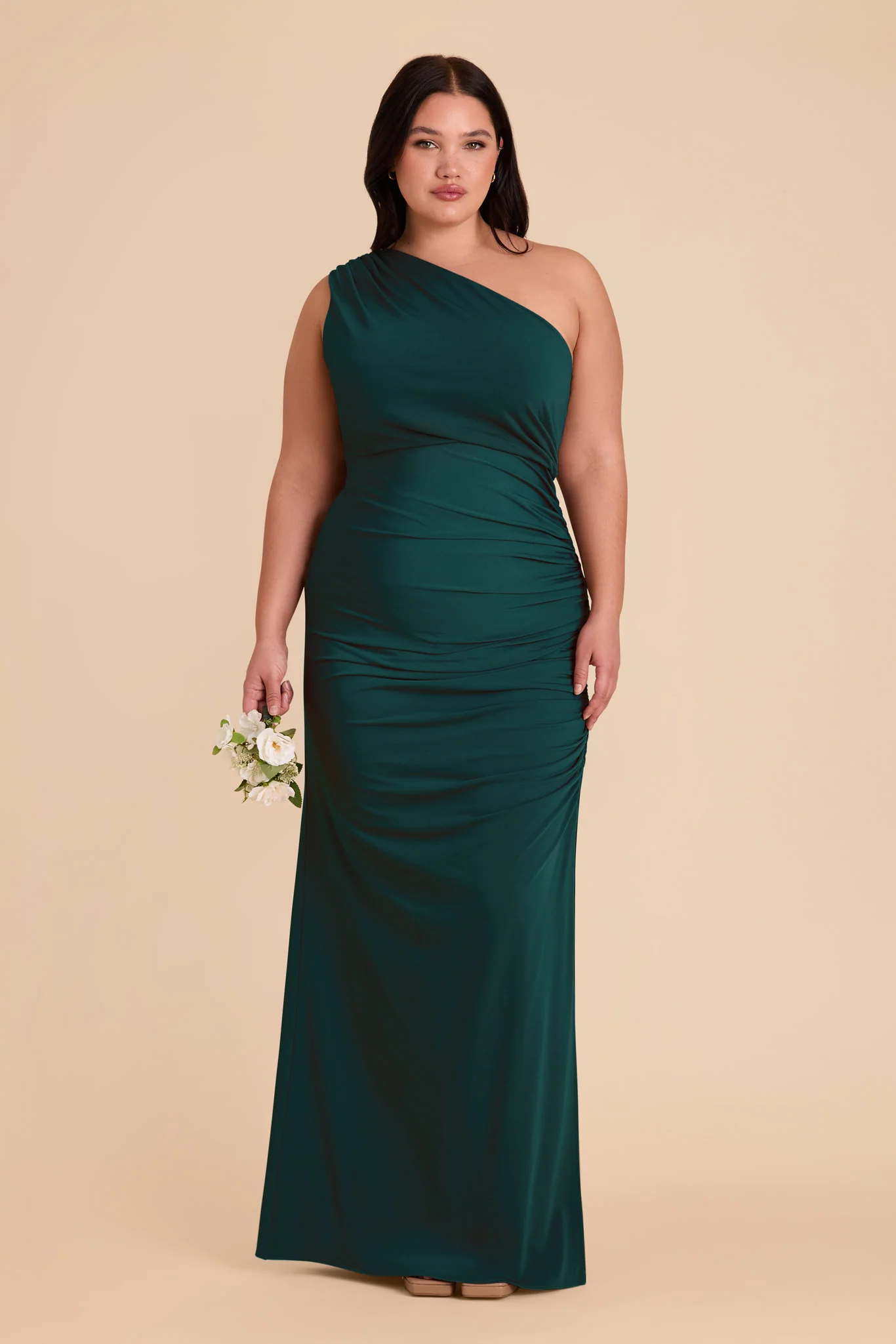 Claudia Luxe Stretch Knit Dress - Emerald - Image 10