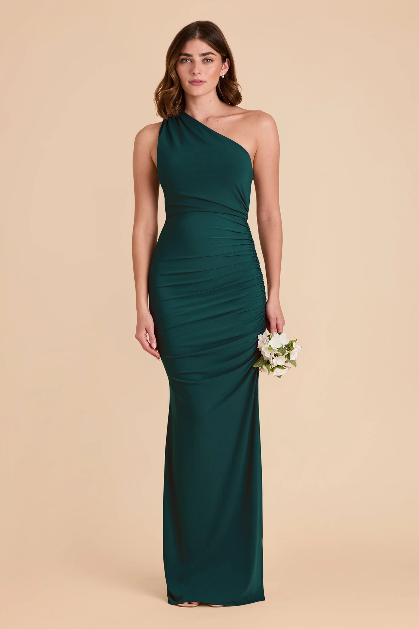Claudia Luxe Stretch Knit Dress - Emerald - Image 3