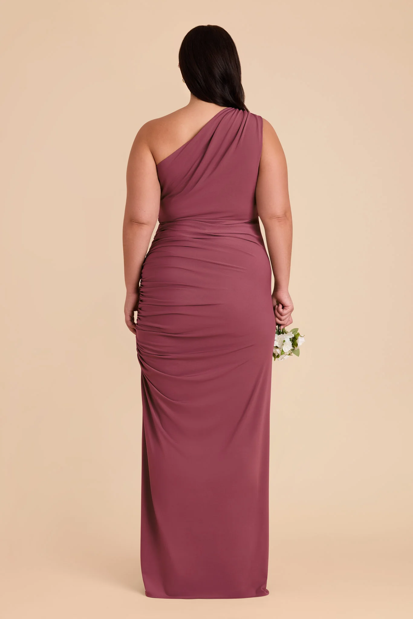 Claudia Luxe Stretch Knit Dress - Rosewood - Image 18