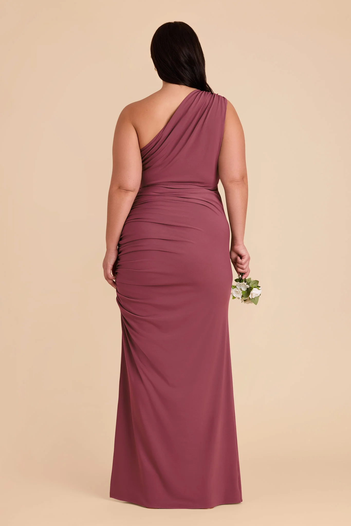 Claudia Luxe Stretch Knit Dress - Rosewood - Image 19