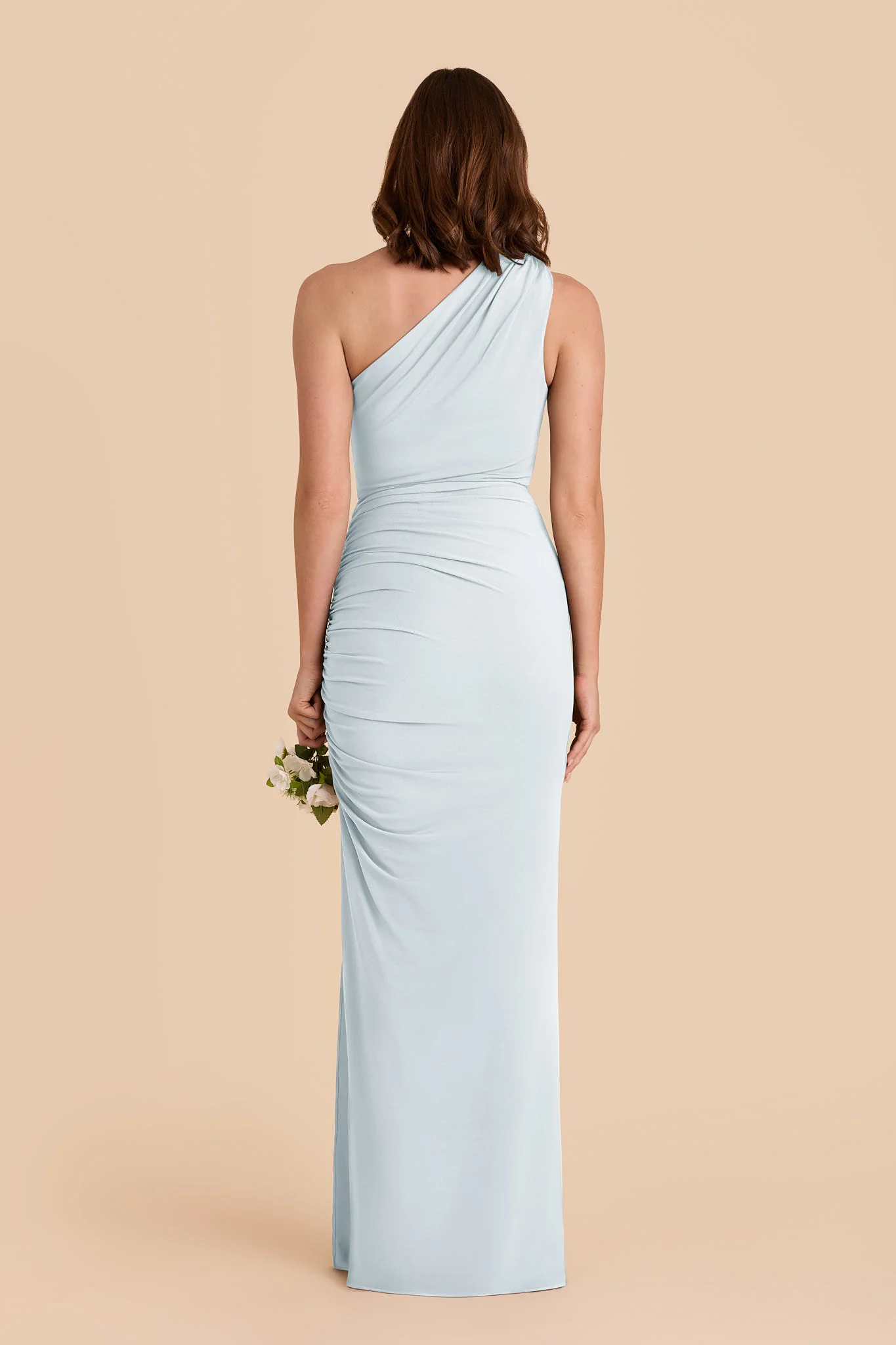 Claudia Luxe Stretch Knit Dress - Mist Blue - Image 5