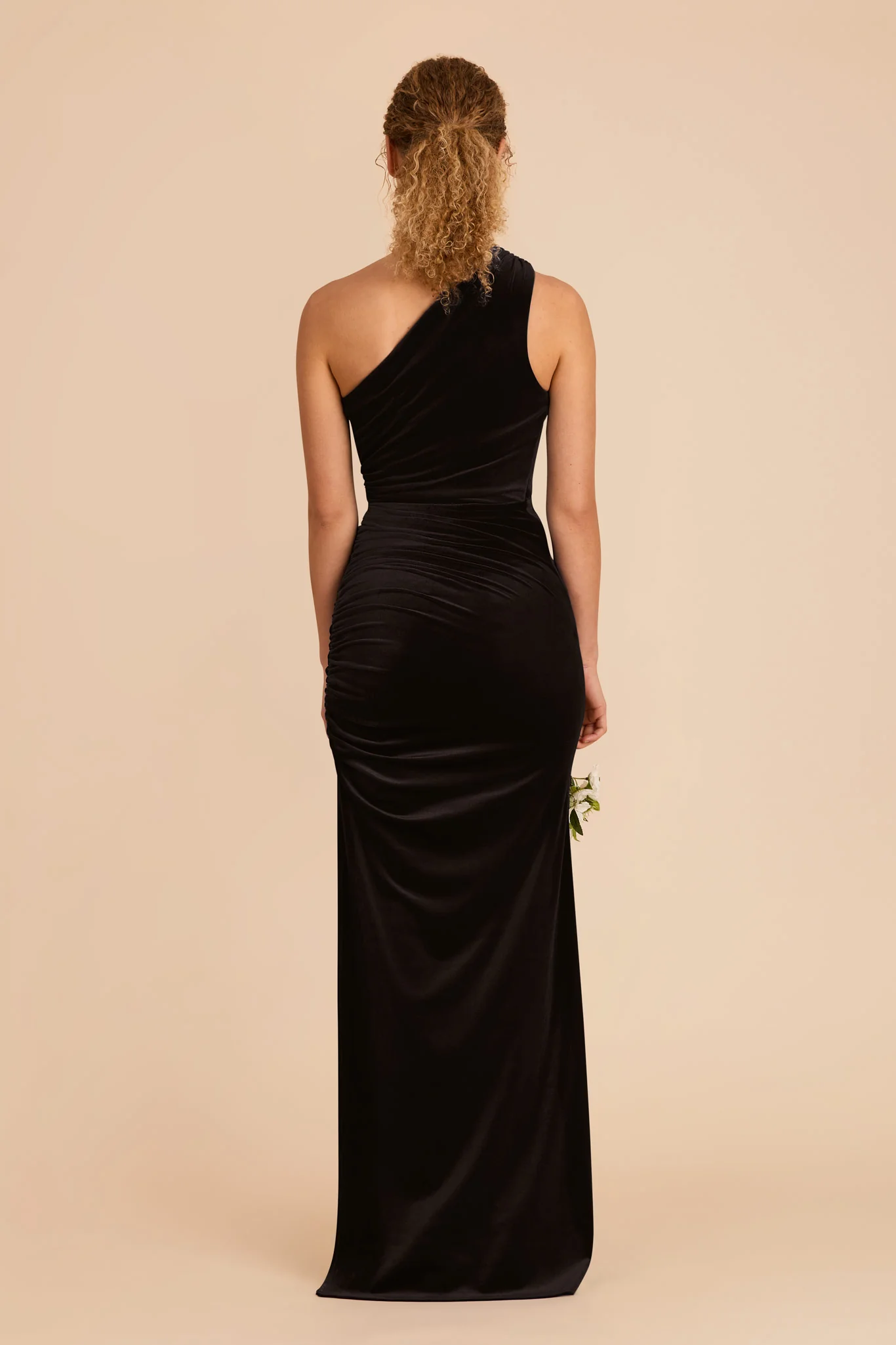Claudia Velvet Dress - Black - Image 5