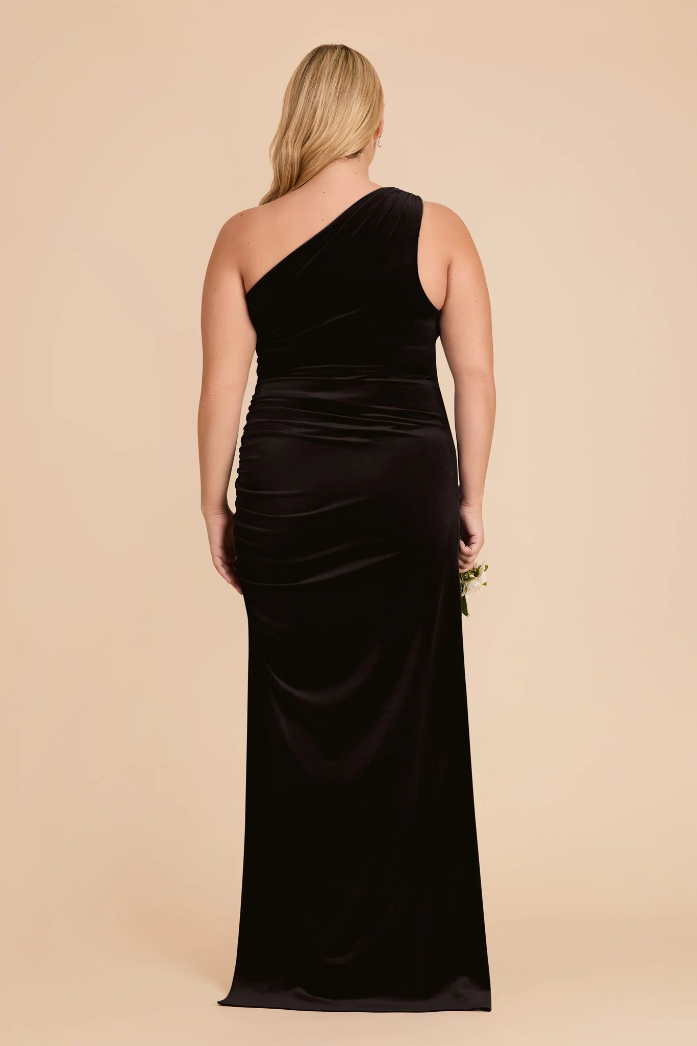 Claudia Velvet Dress - Black - Image 8
