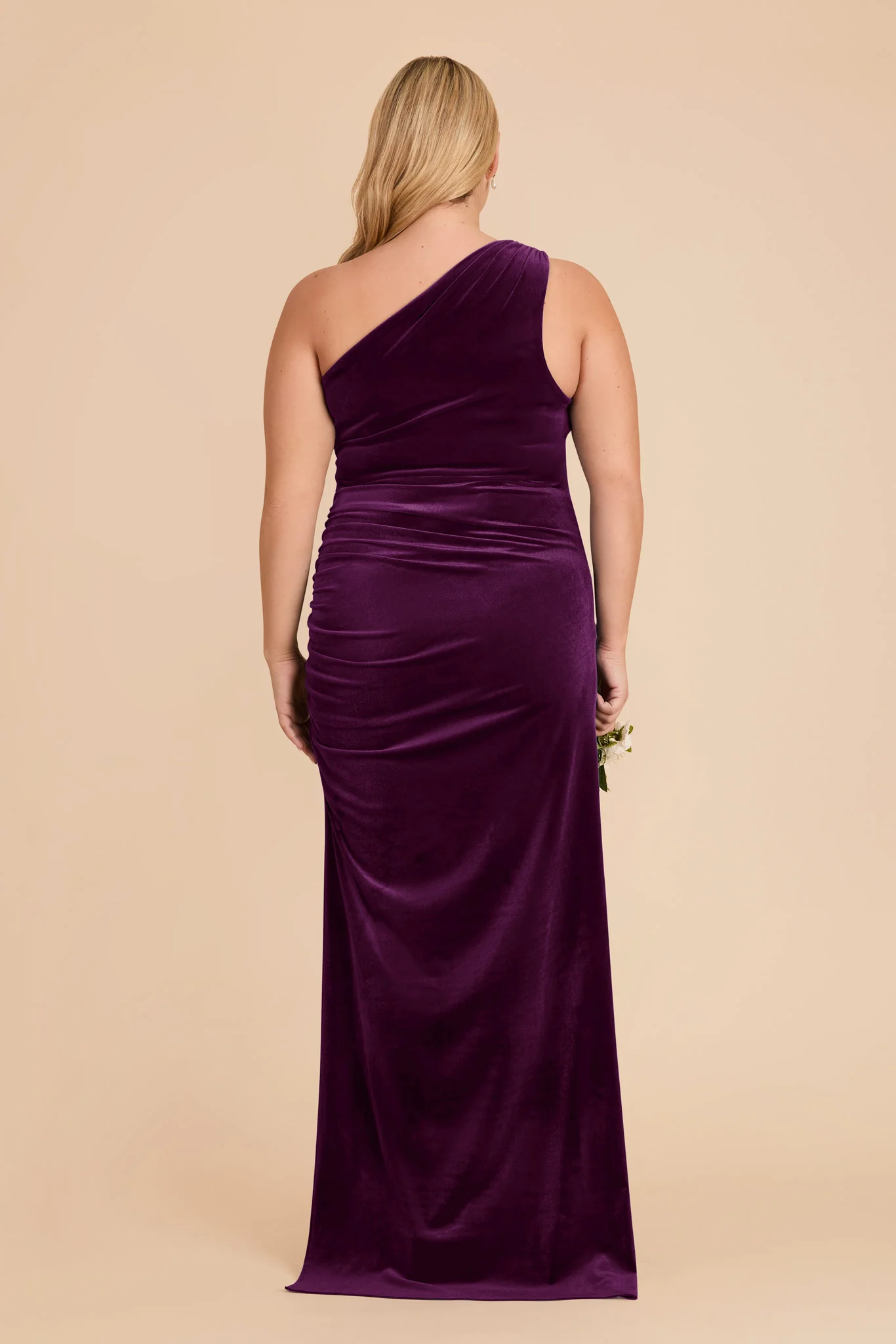 Claudia Velvet Dress - Fig - Image 8