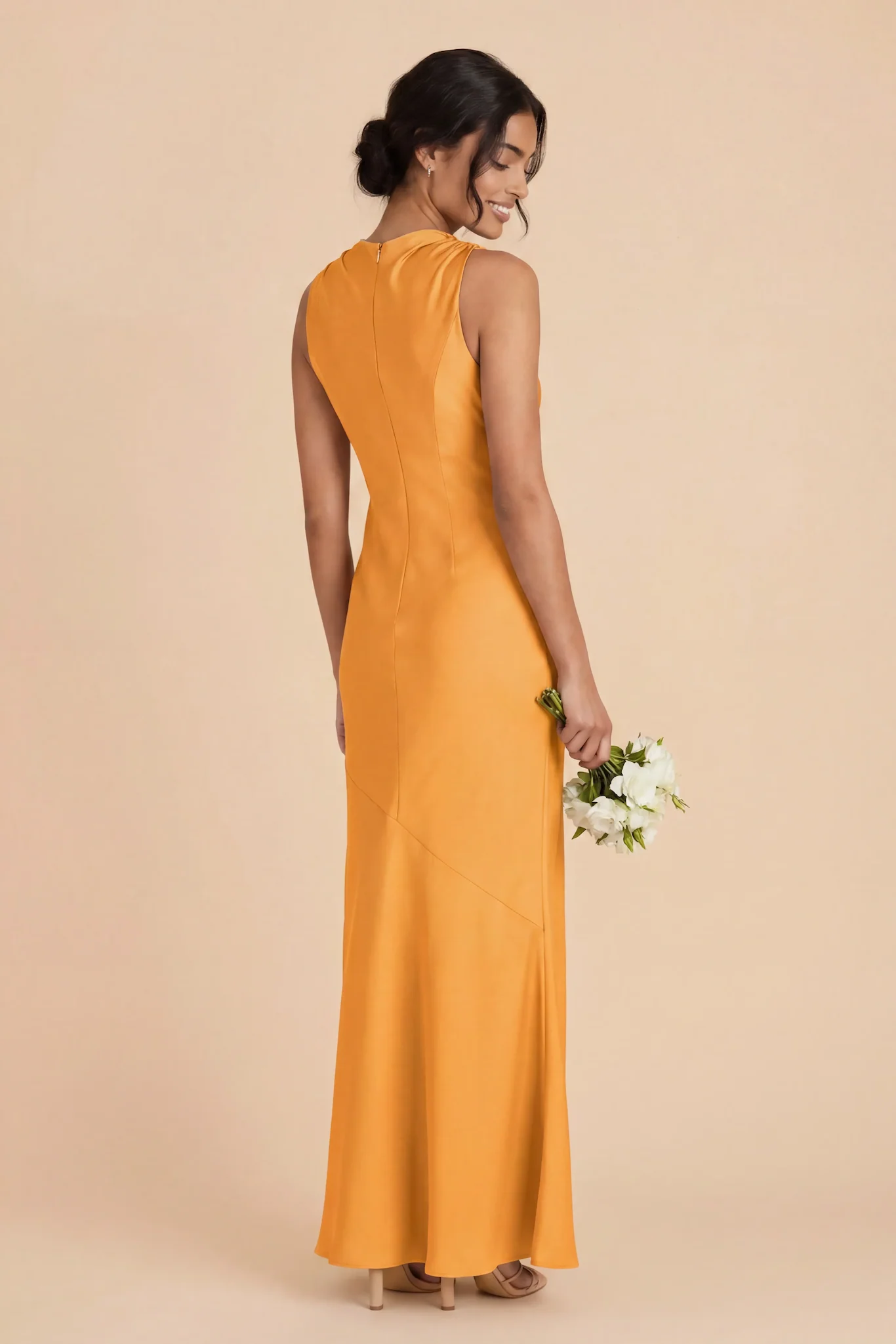 Daisy Matte Satin Dress - Mango - Image 3